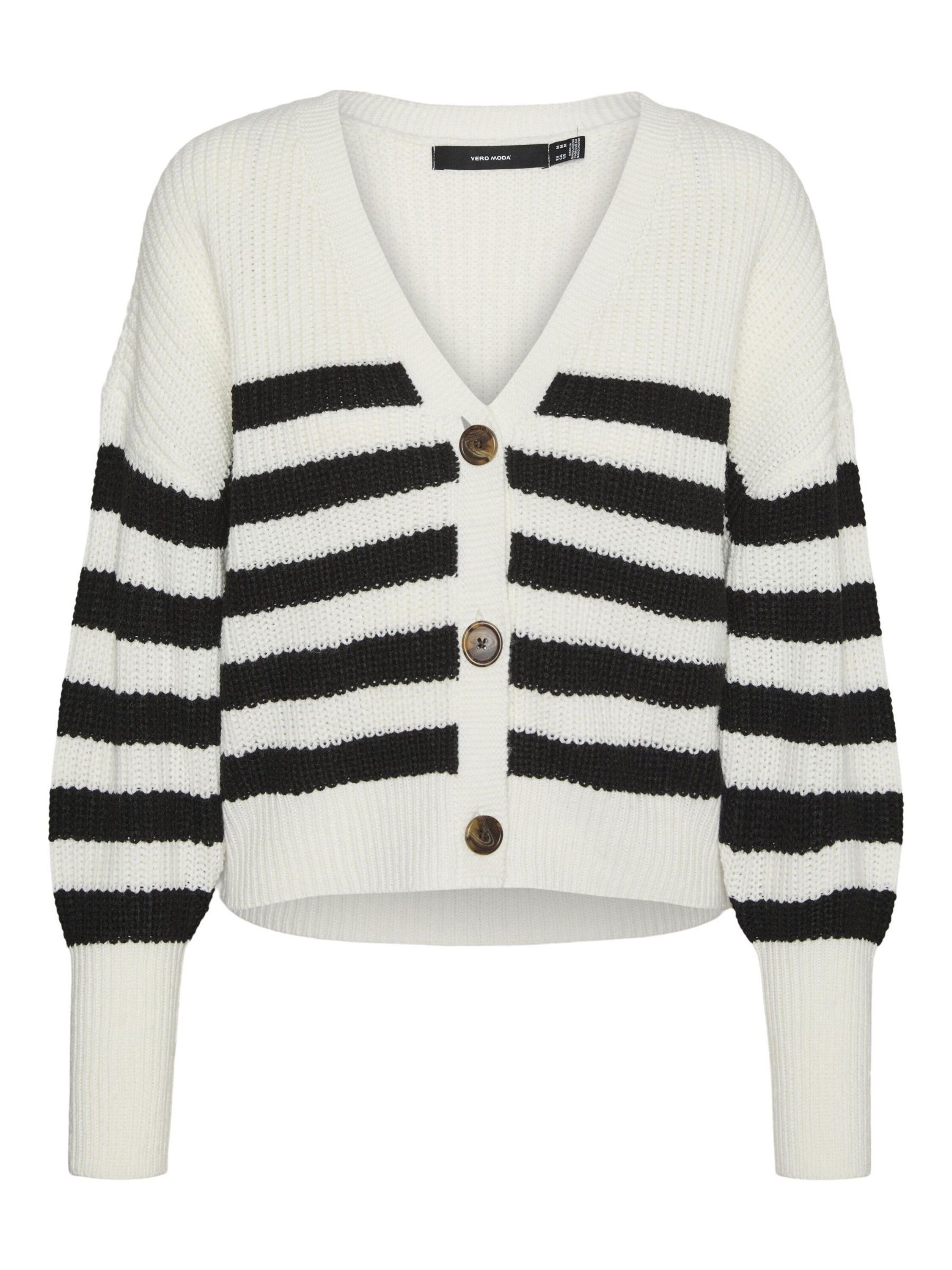 Vero Moda Strickjacke VMLEA (1-tlg) Plain/ohne günstig online kaufen