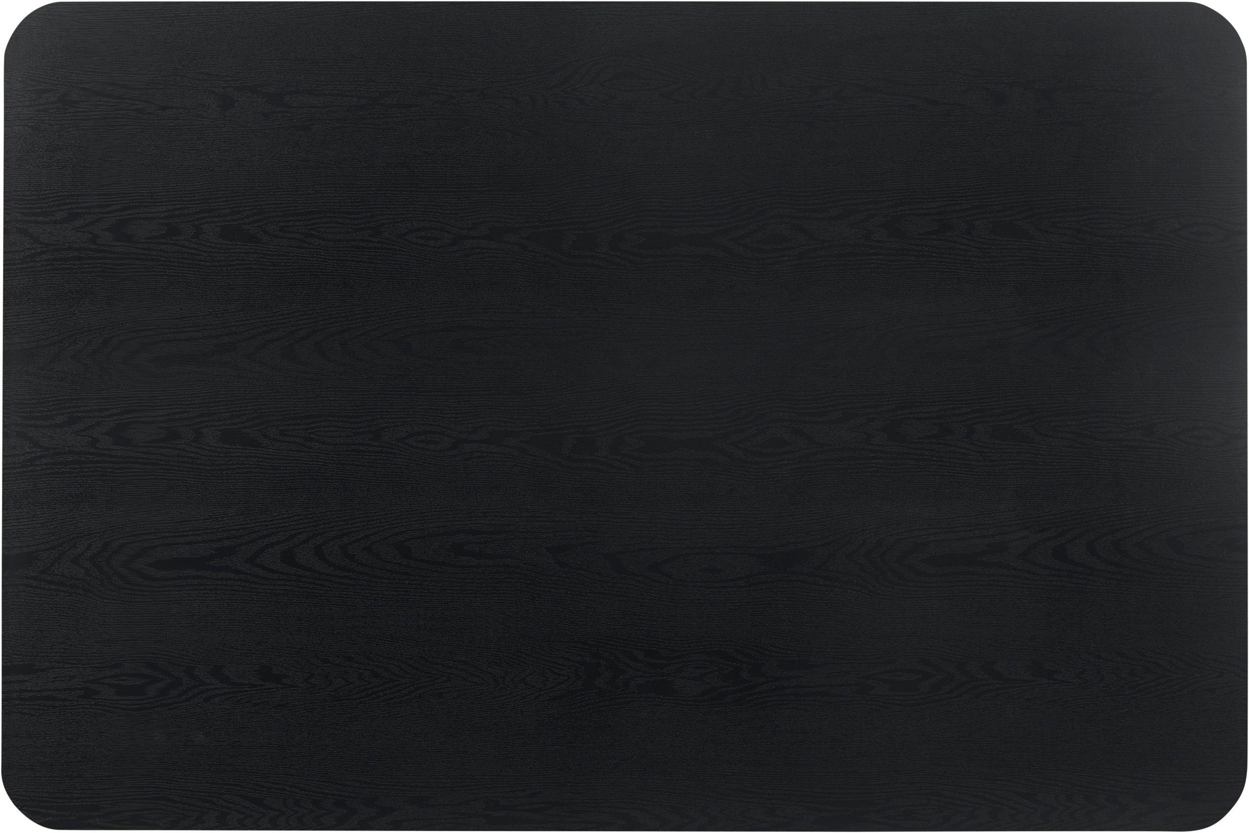 loft24 Esstisch Aire, Breite schwarz Metall, cm Esszimmertisch 120 aus aus MDF, Kufengestell