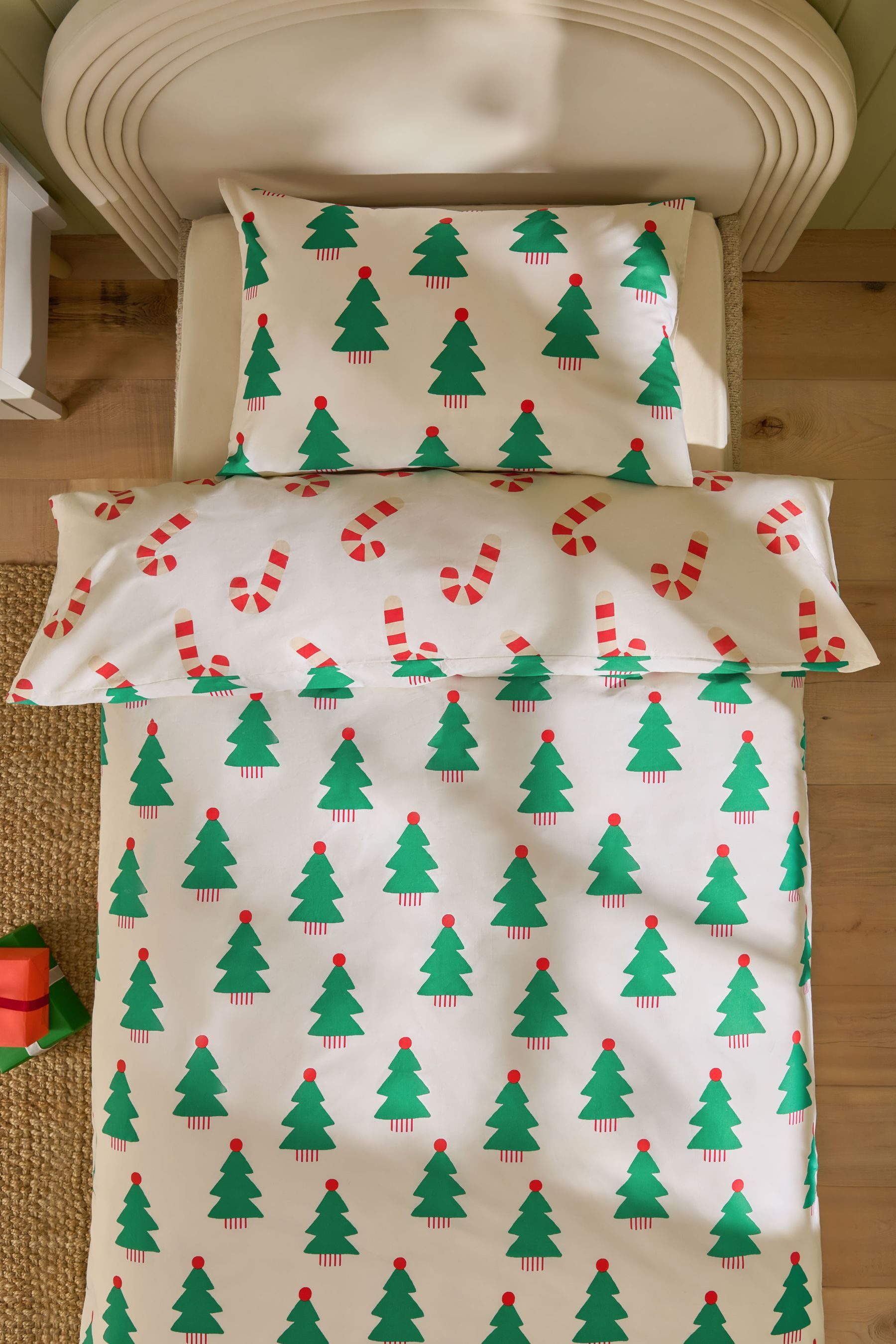 Next Bett-Set Bettbezug und Kissenbezug mit Weihnachtsmotiv, Bezug: Baumwol günstig online kaufen