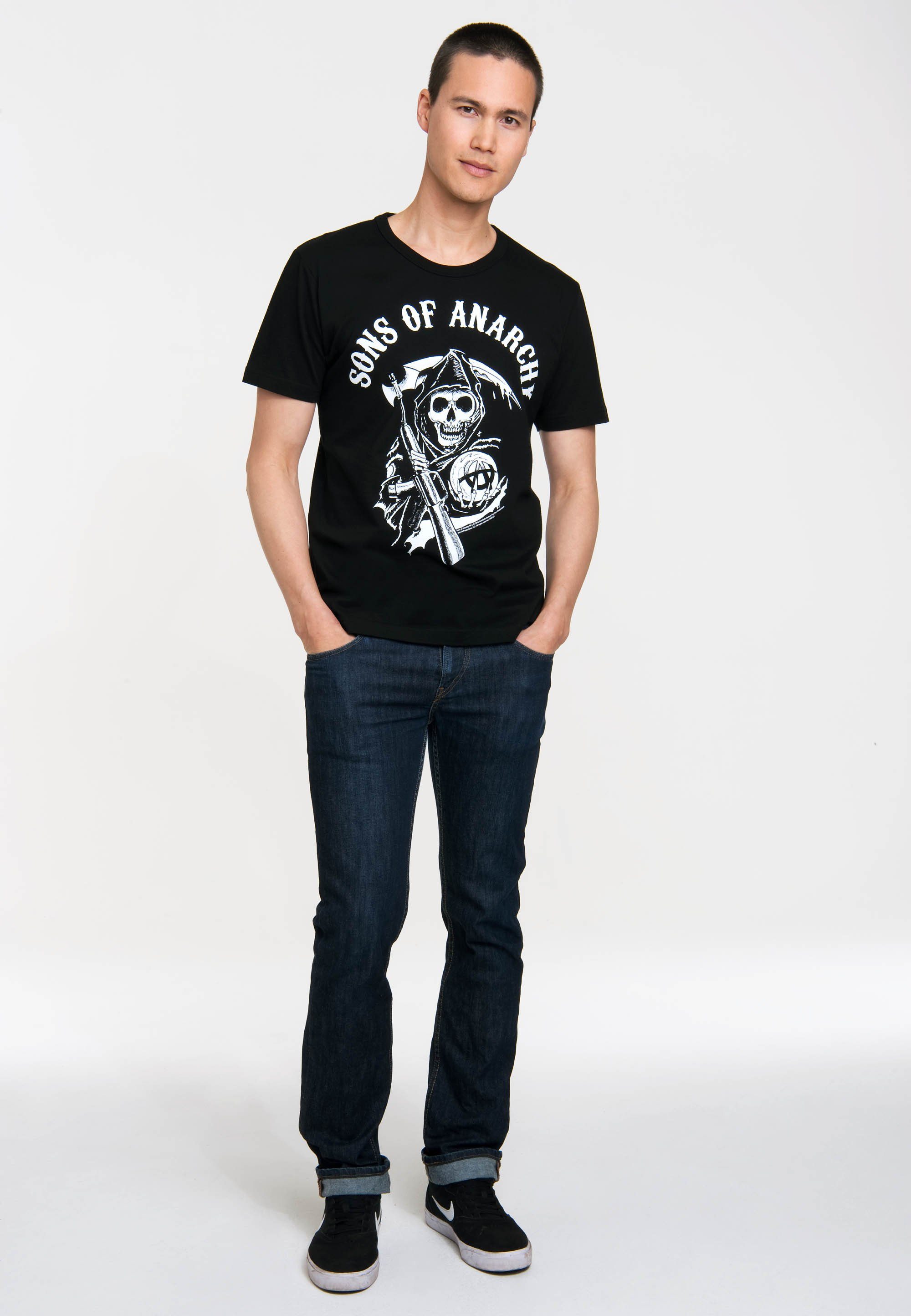 LOGOSHIRT T-Shirt Sons of Anarchy Logo günstig online kaufen