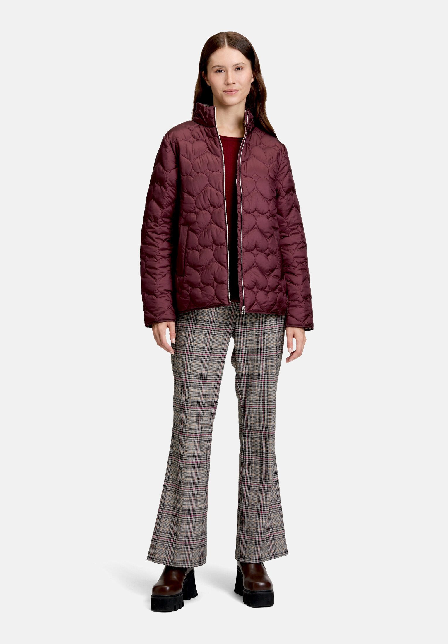 Cartoon Outdoorjacke Damen mit Steppungen