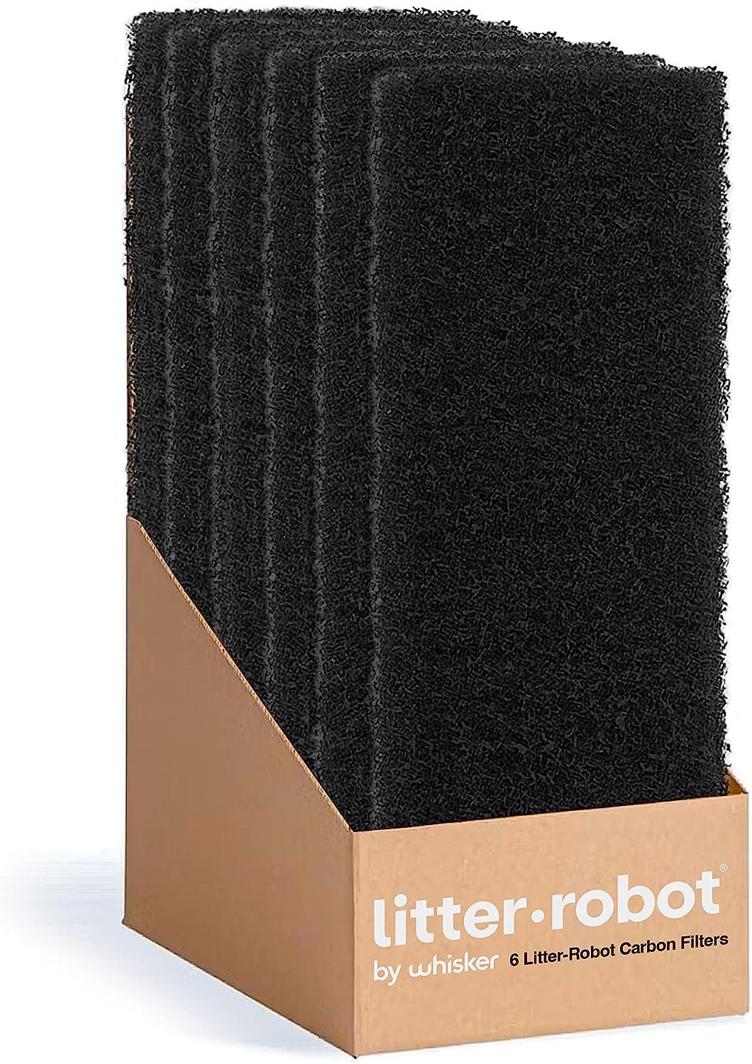 Whisker Katzentoilette Kohlefilter (6er Pack) für Litter Robot 3