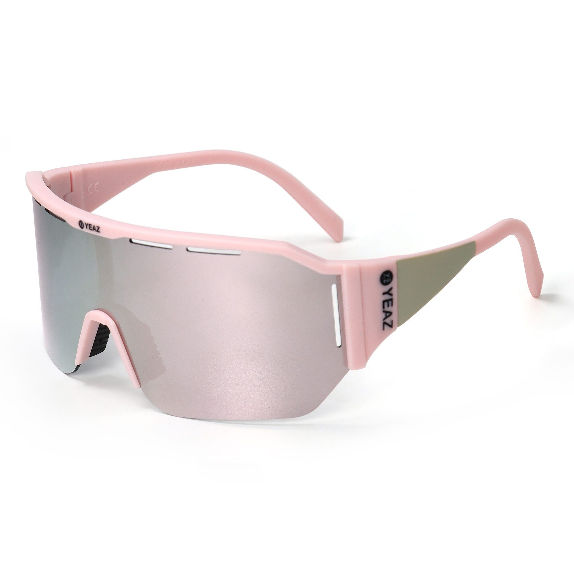 YEAZ Sportbrille SUNVIBE Sport-Sonnenbrille Black/Silver