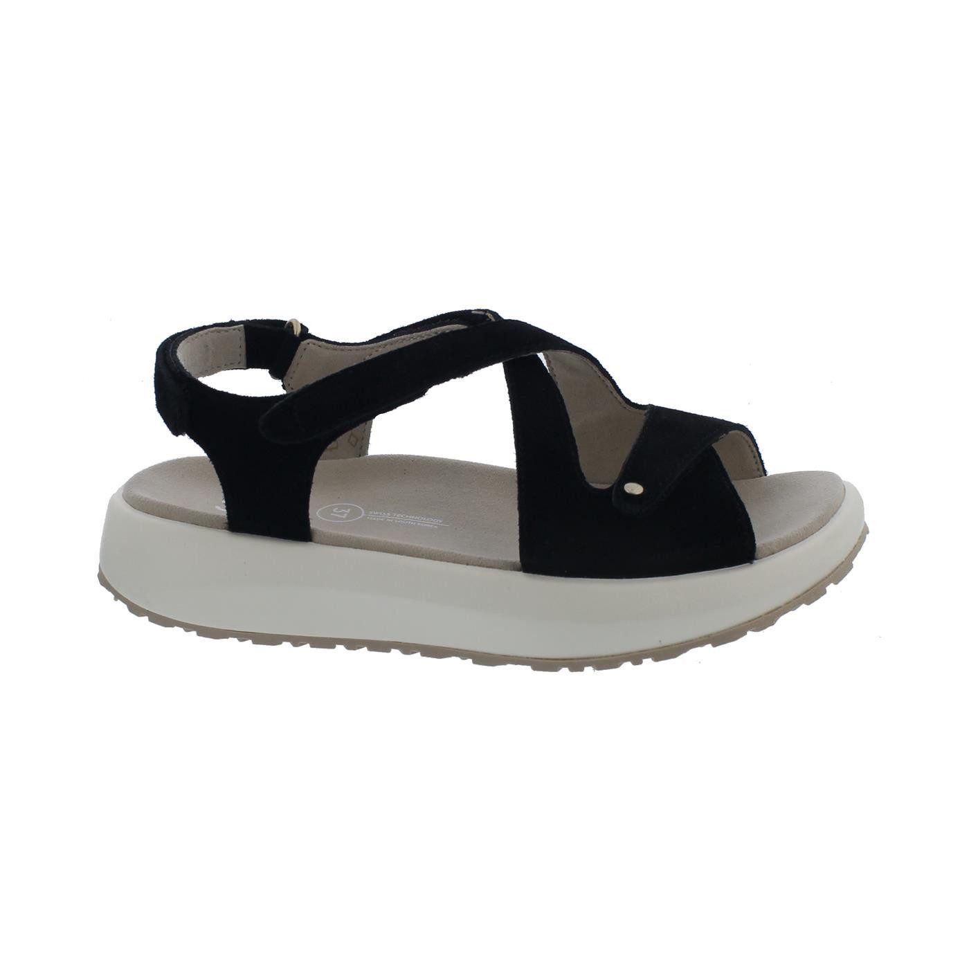 Joya Joya Jenny Black Sandale, Veloursleder, günstig online kaufen