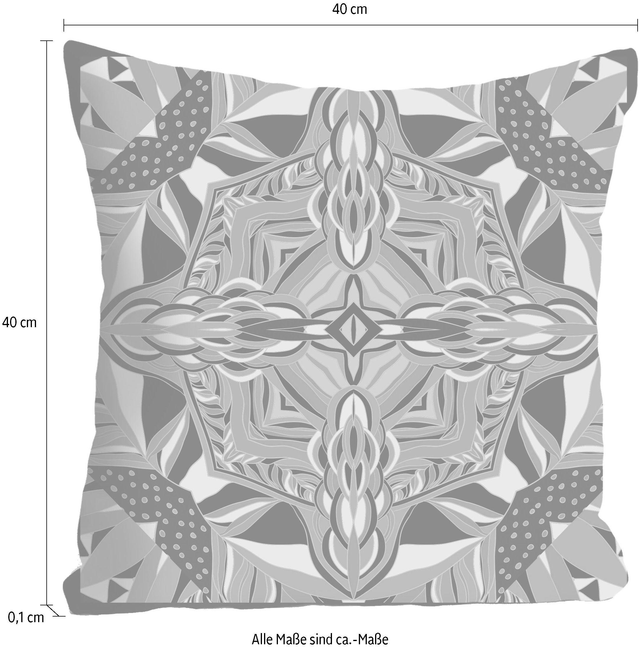 Dekokissen 1 queence Stück ohne Füllung, »Ornament«, Kissenhülle
