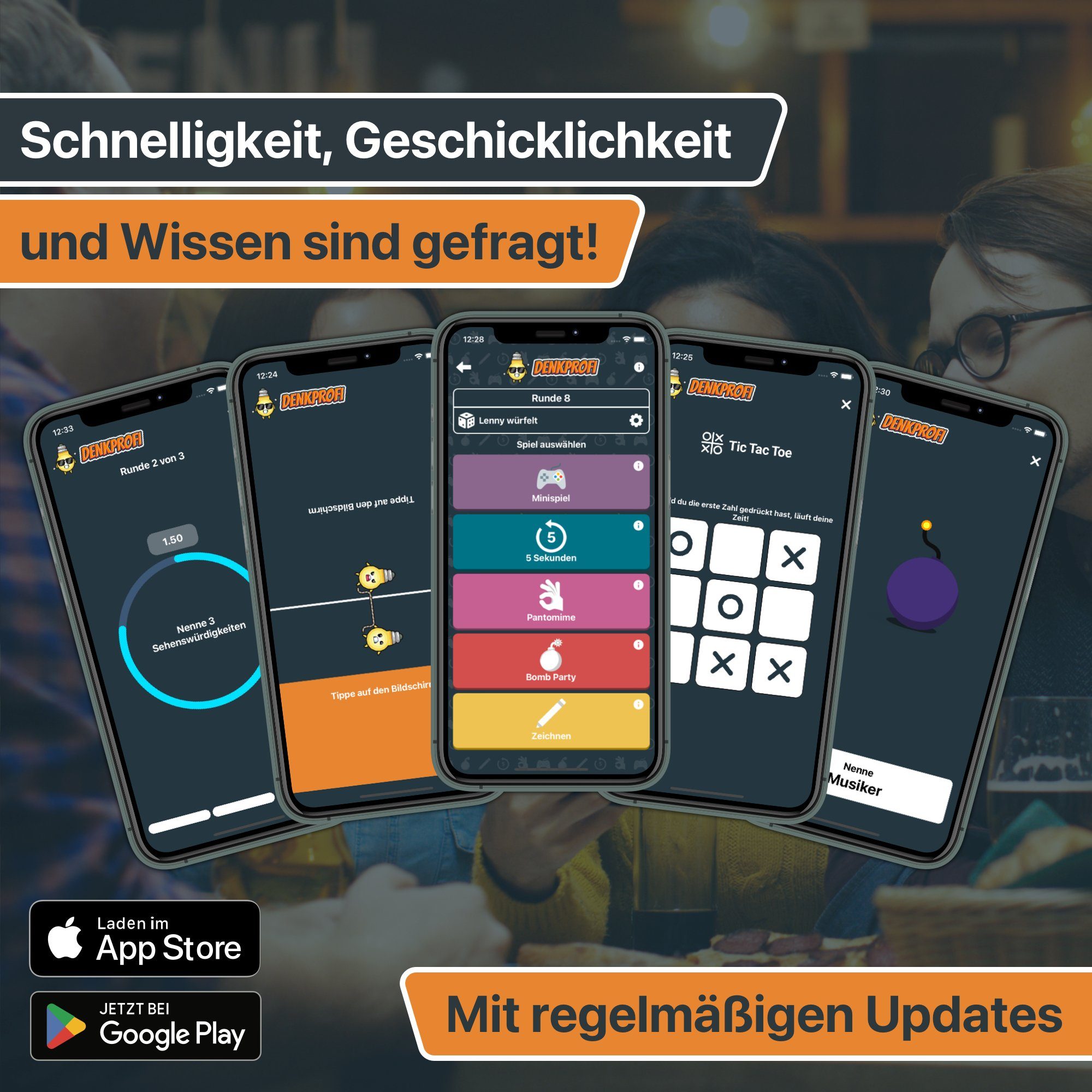 Denkprofi Spiel Denkprofi – Das Brettspiel mit App