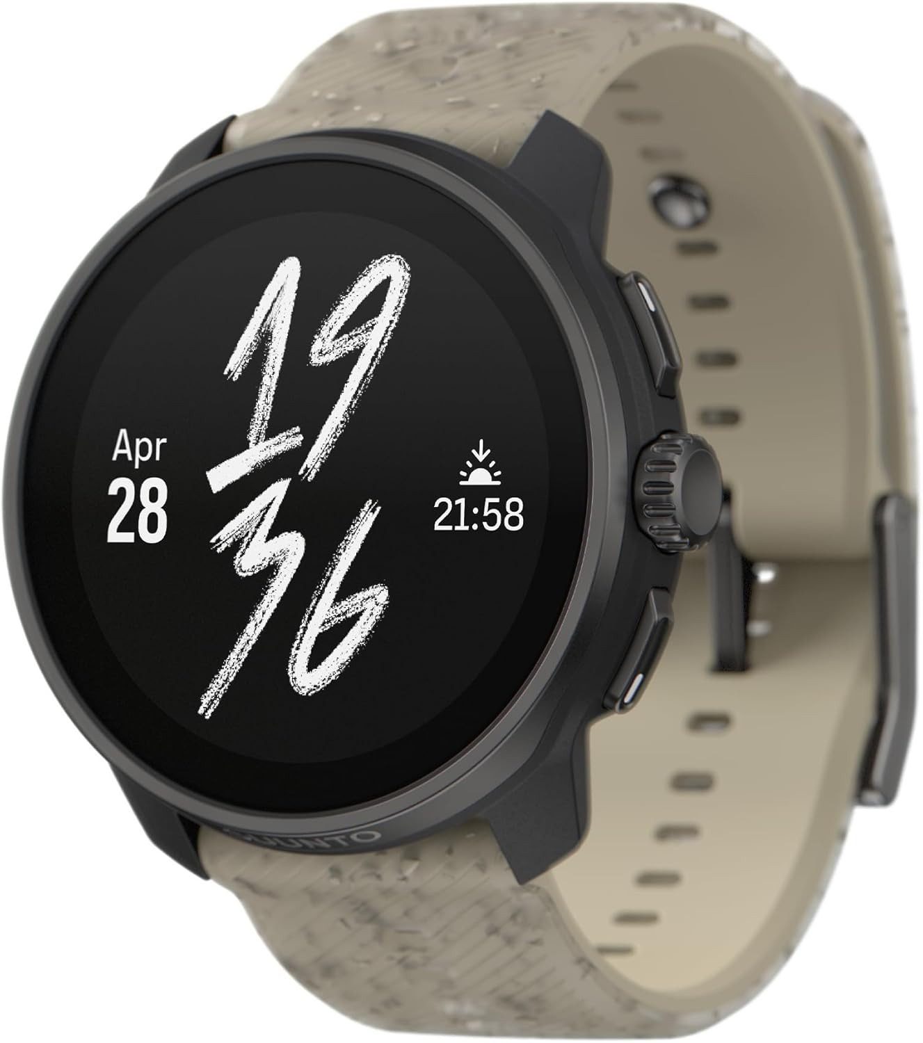 Suunto Smartwatch (3,3 cm, android ios), Multisport Smartwatch mit GPS AMOLED Display HRV und 95 Sportmodi