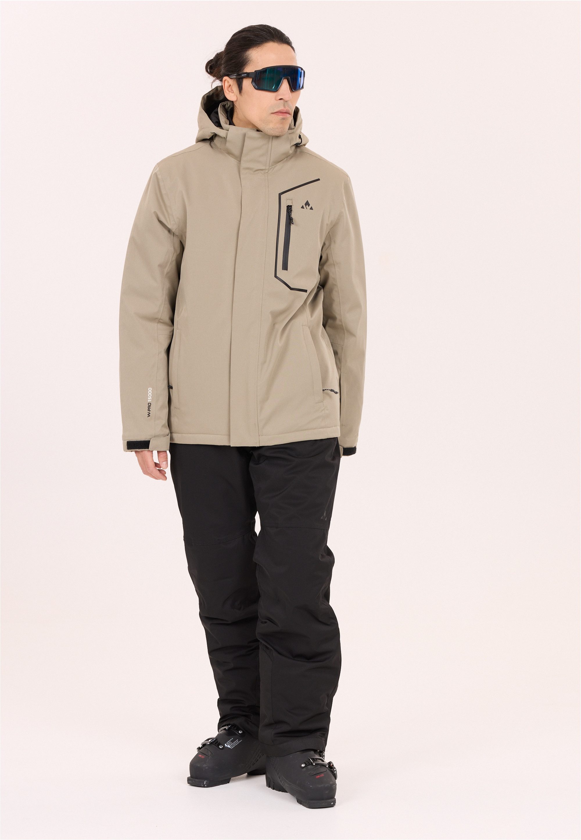 WHISTLER Skijacke Carbon mit wasserabweisender Membran