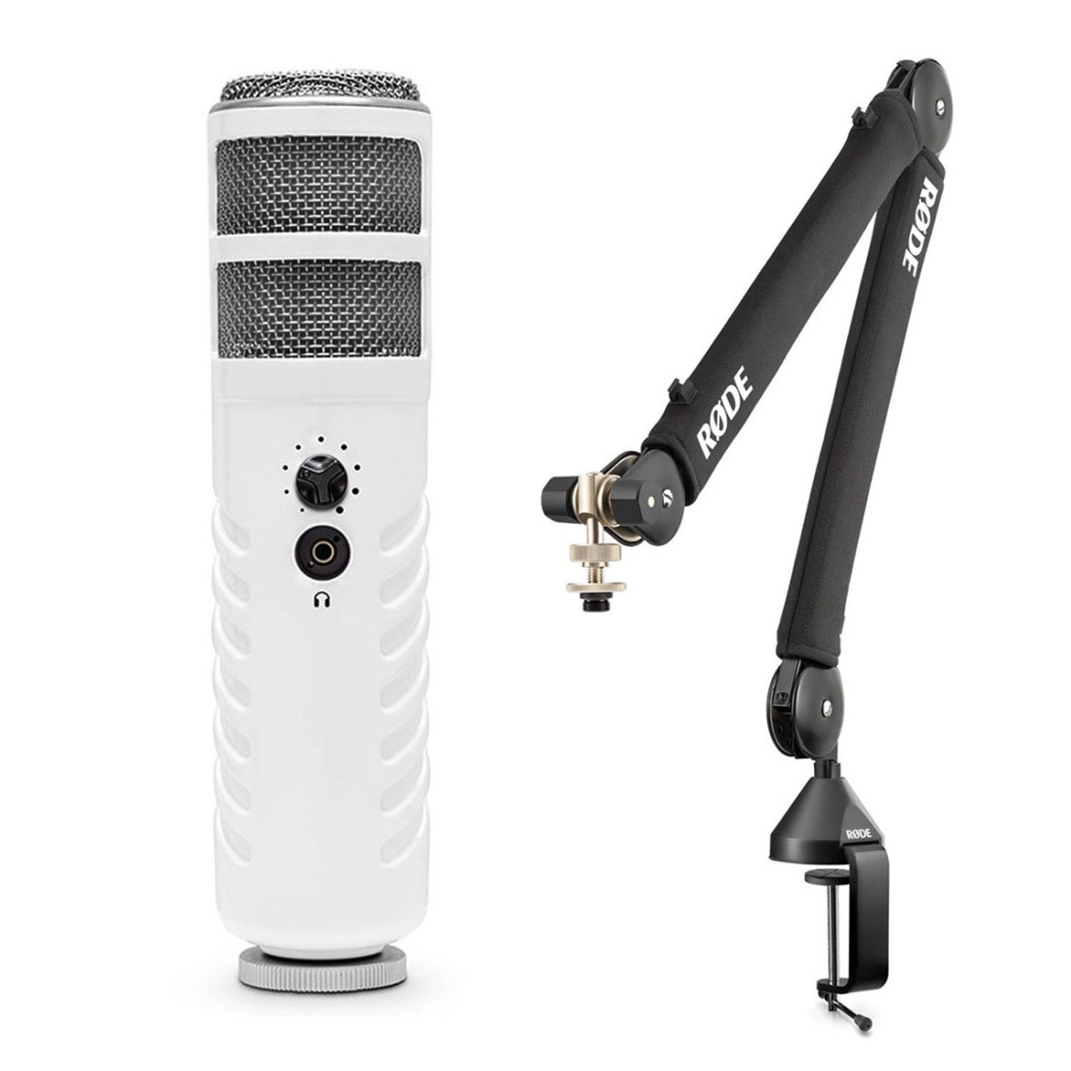 Mikrofon Rode Podcaster Mikrofon mit PSA1+ Gelenkarm-Stativ