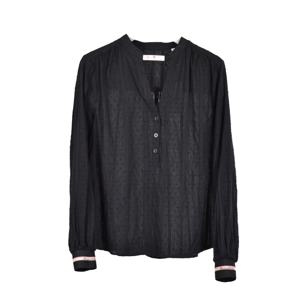 Buena Vista Langarmbluse Amber - black