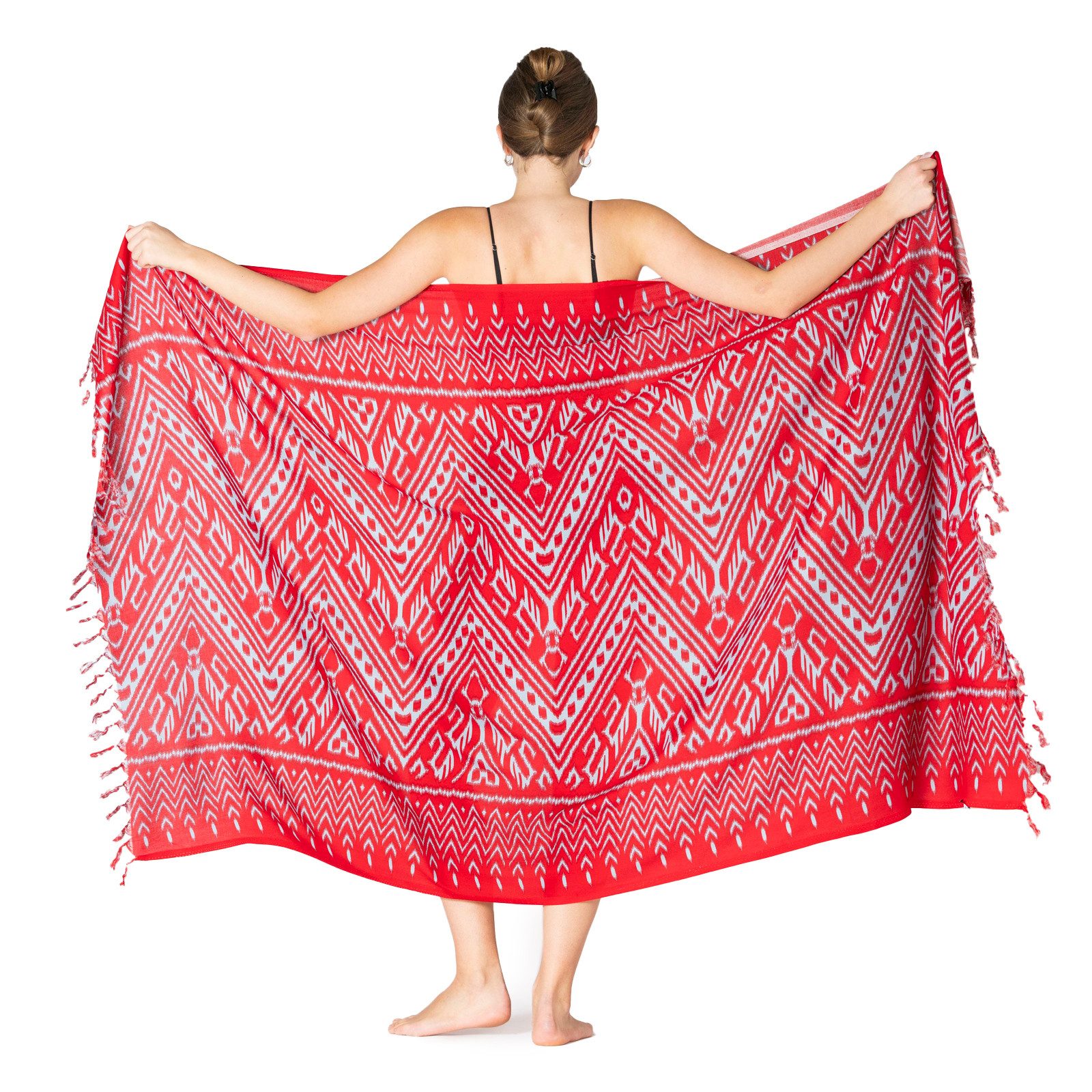 PANASIAM Pareo Sarong mit besonderem Ikat-Muster günstig online kaufen