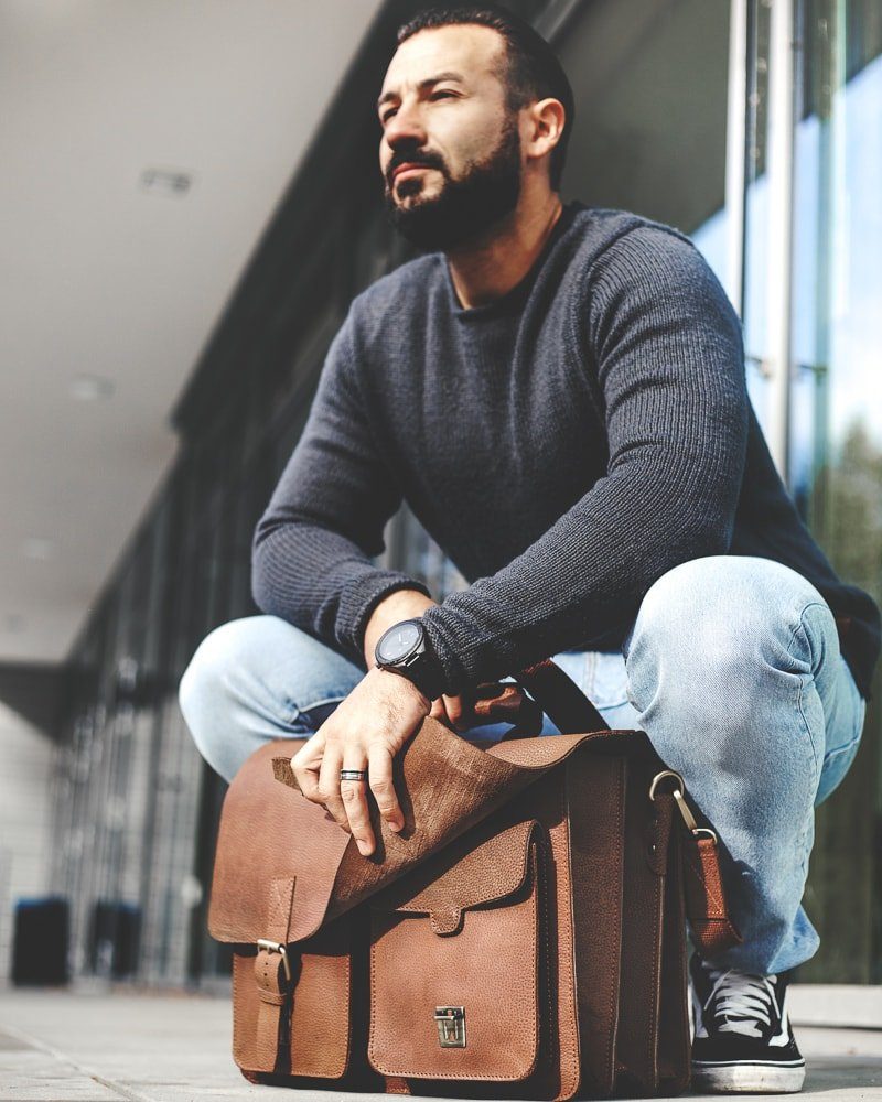 Jahn-Tasche Aktentasche Sehr Robuste Lehrertasche Leder, Braun, Jahn-Tasche günstig online kaufen