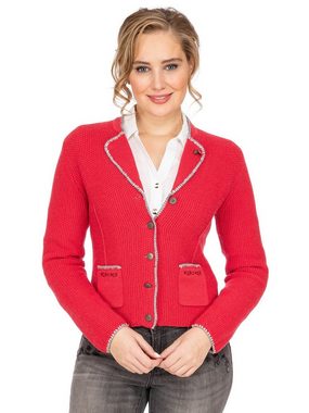 Spieth & Wensky Strickfleecejacke Strickjacke AILEEN mohn