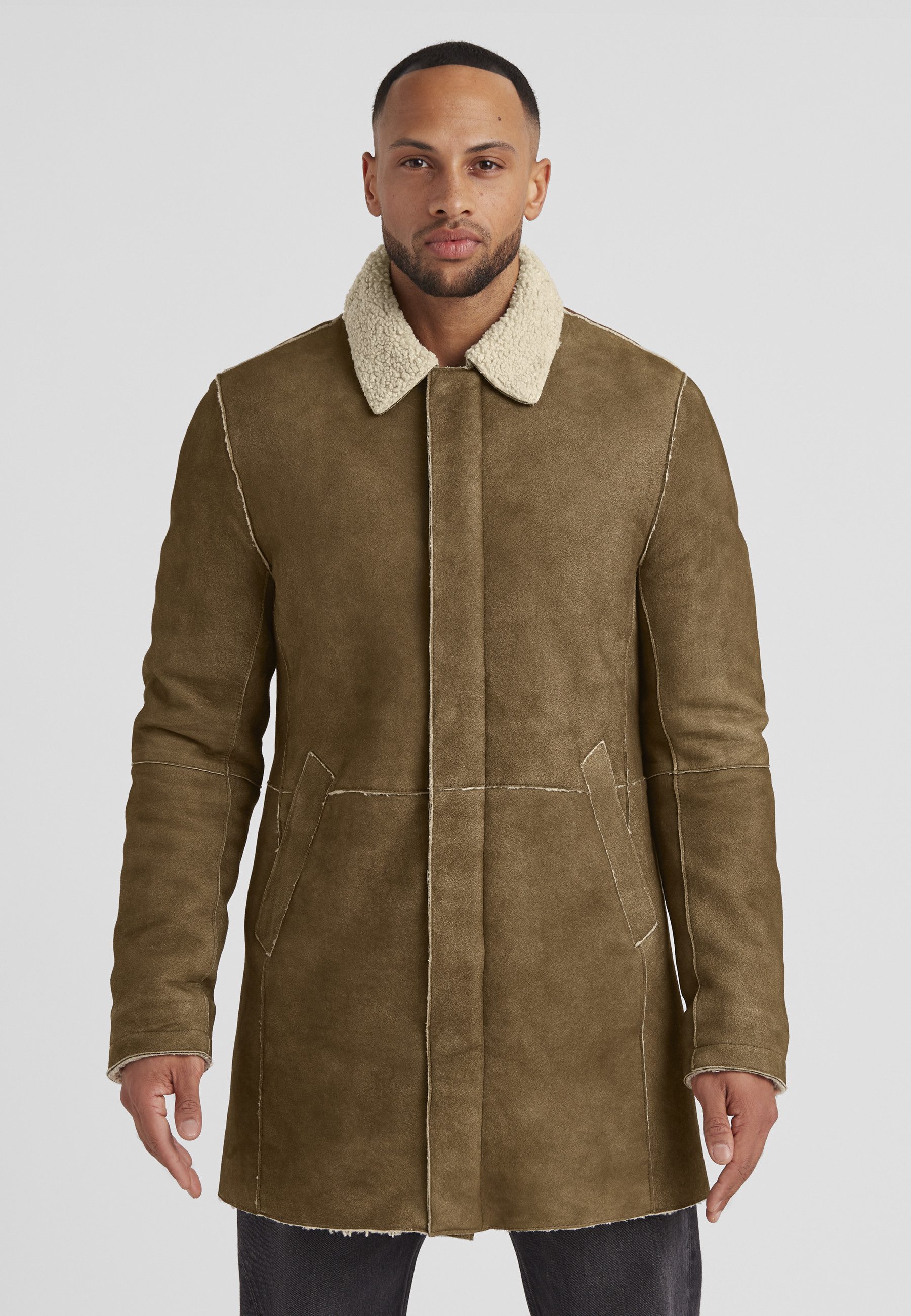 Milestone Ledermantel MSTabeo Herren Mantel Leder günstig online kaufen