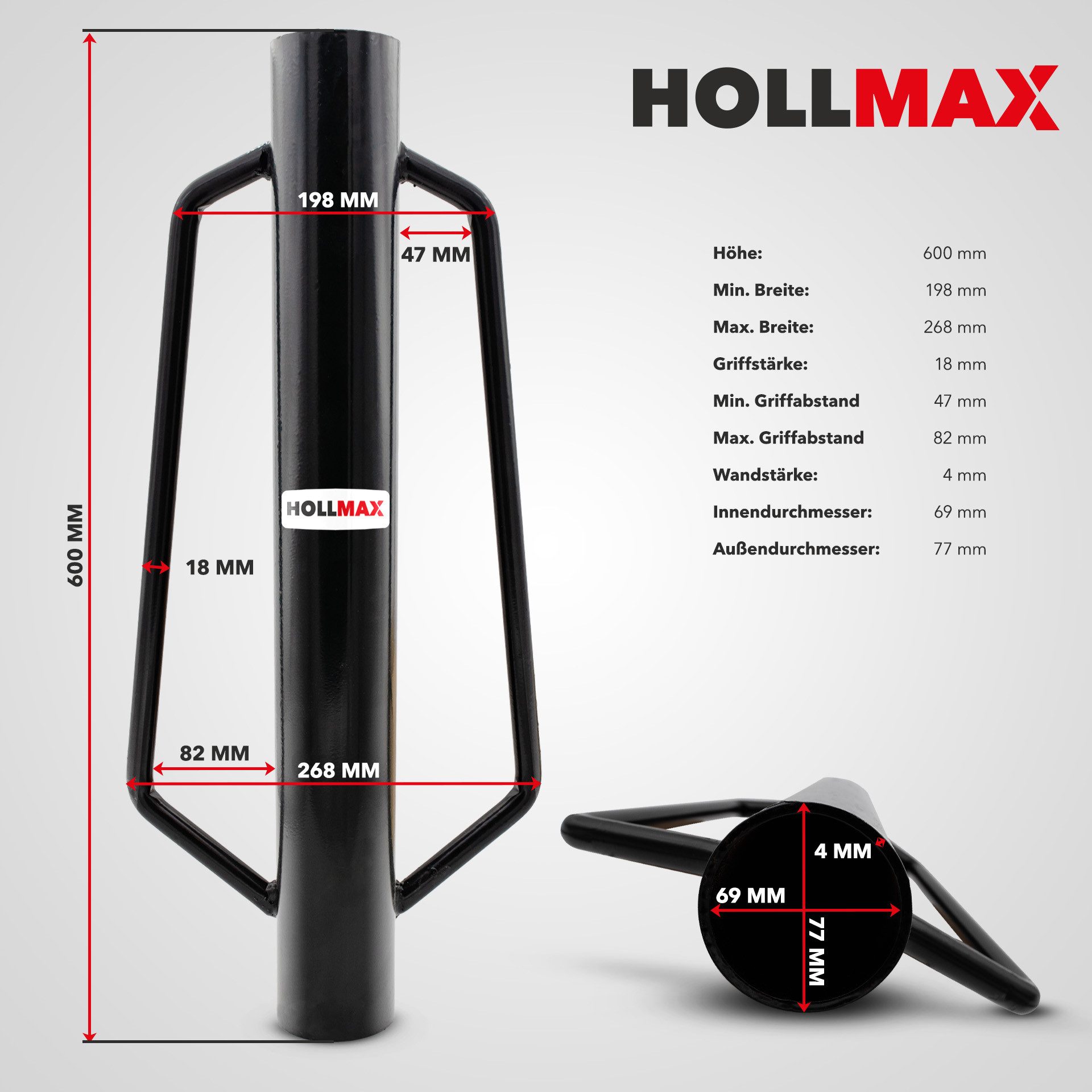 HOLLMAX Montagewerkzeug Pfahlramme für Pfähle und günstig online kaufen