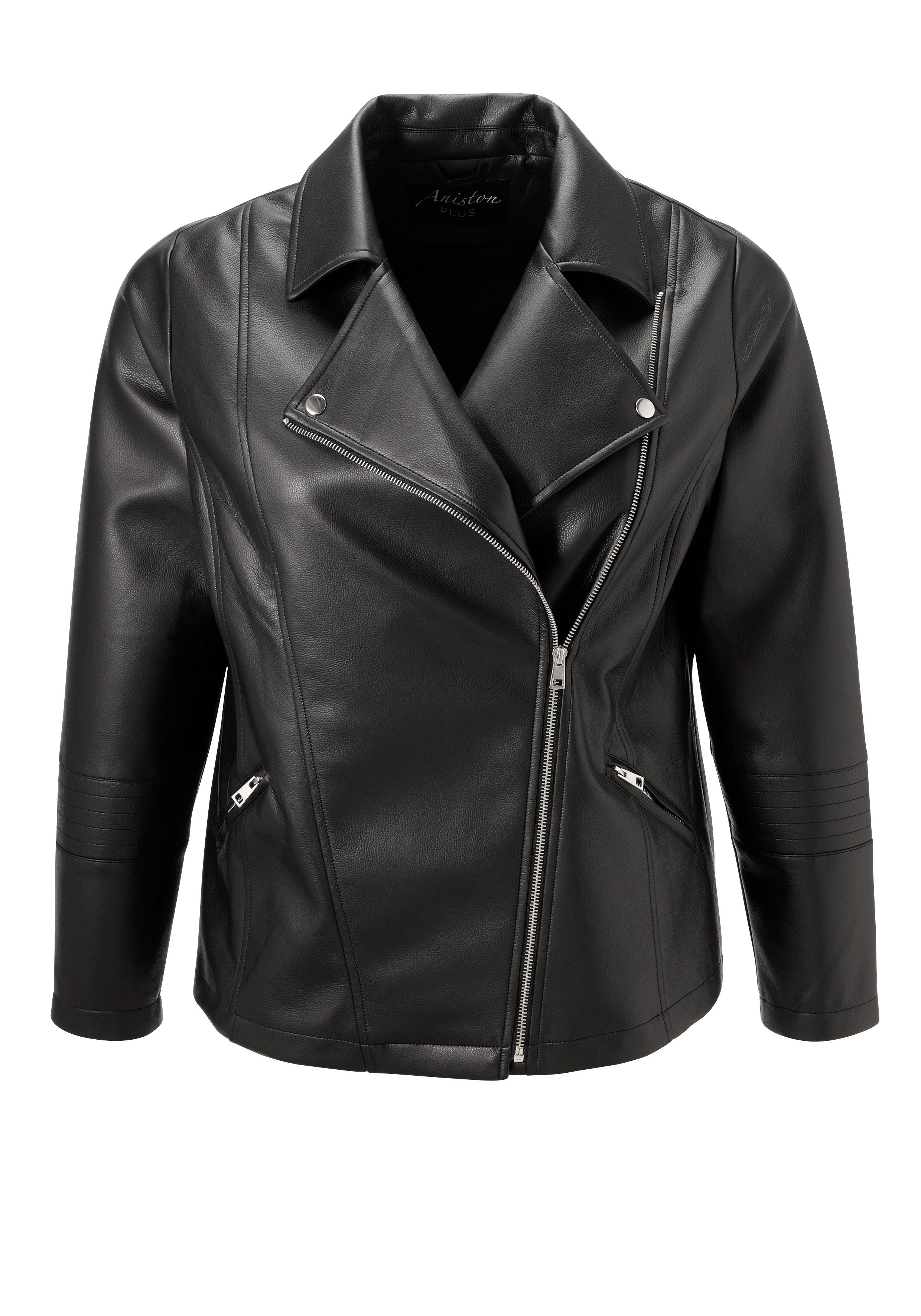 Aniston PLUS Bikerjacke im Biker-Look