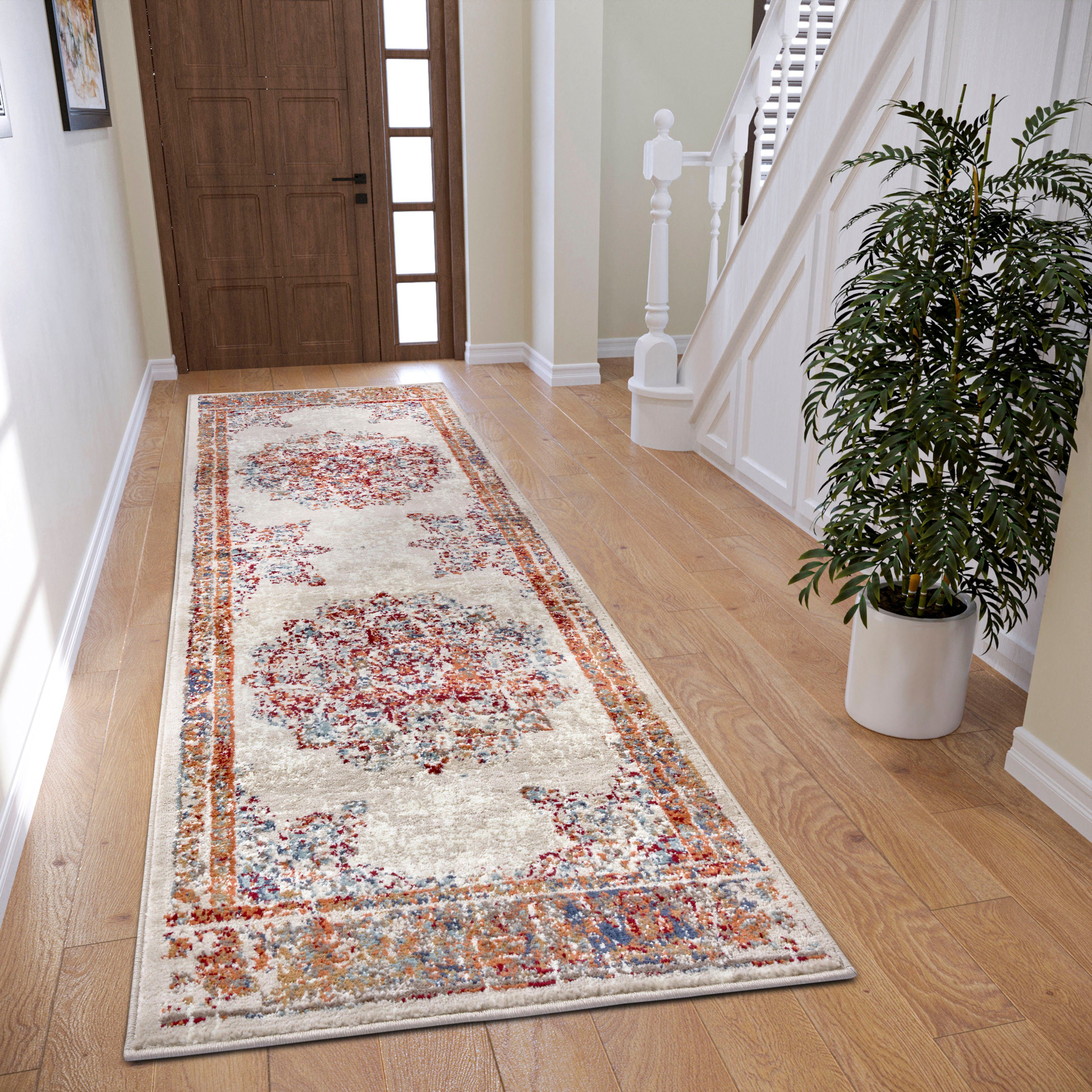 HANSE Home Teppich Maderno, rechteckig, Höhe: 8 mm, Läufer, Orientalisch, Kurzflor, Wohnzimmer, Schlafzimmer, Esszimmer