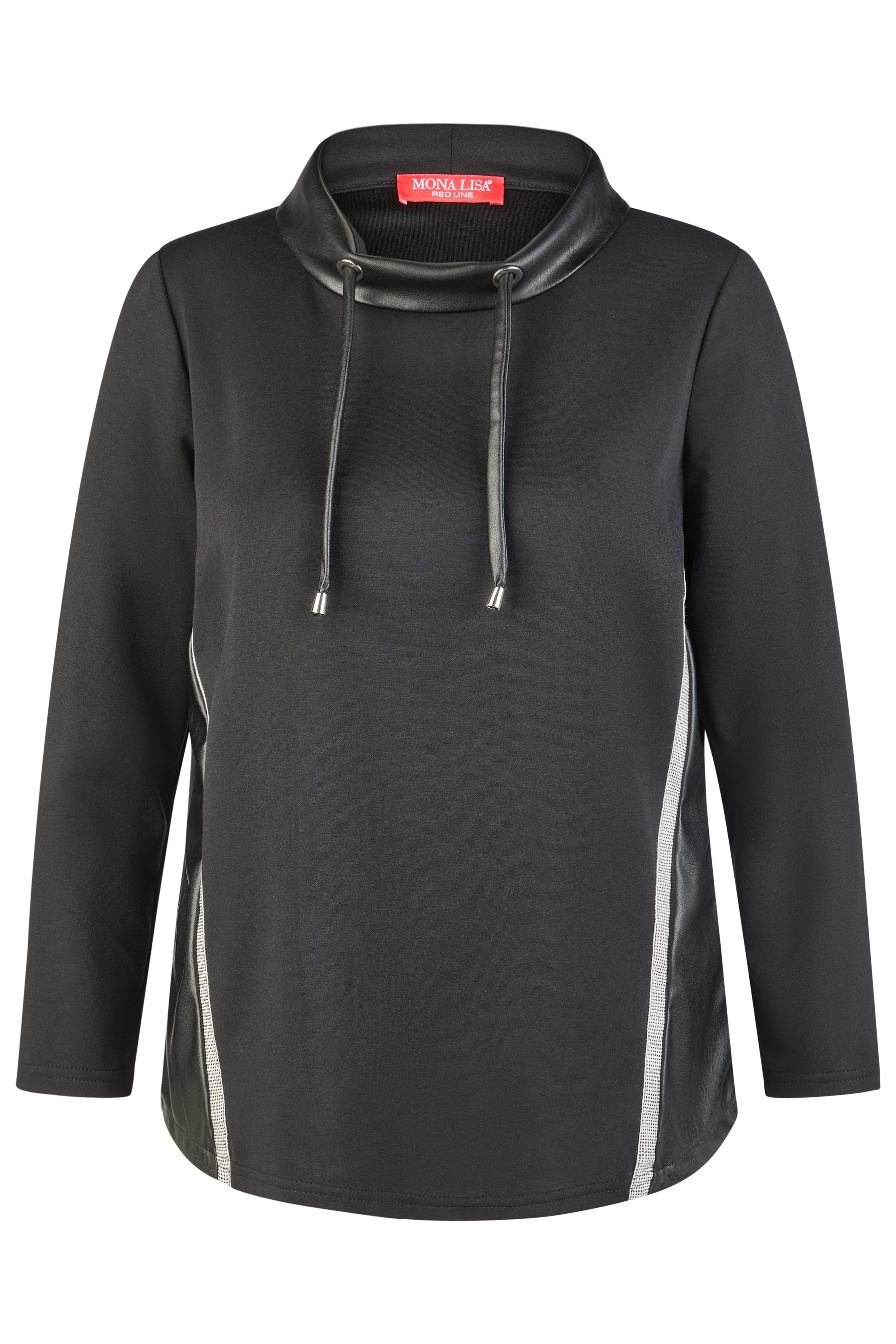 Mona Lisa REDLINE Langarmshirt Große Größen sportiv & elegant