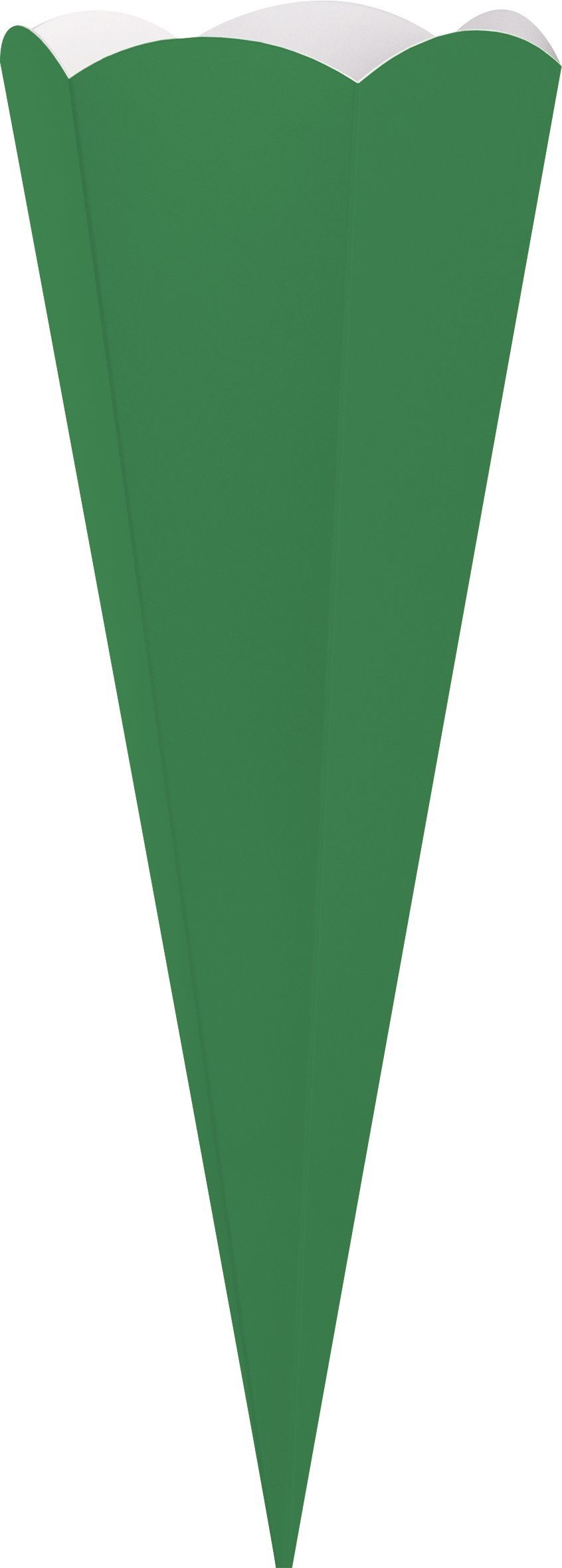 Heyda Schultüte 41 cm Geschwister-Schultüten-Zuschnitt, Grün
