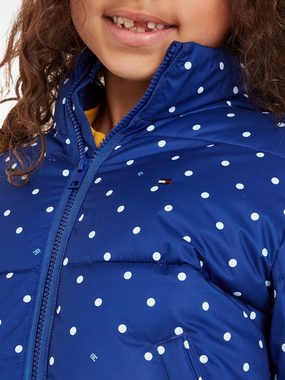 Tommy Hilfiger Winterjacke ALLOVER PRINTED PUFFER JACKET Kinder Kids Junior MiniMe,mit allover Tupfendessin