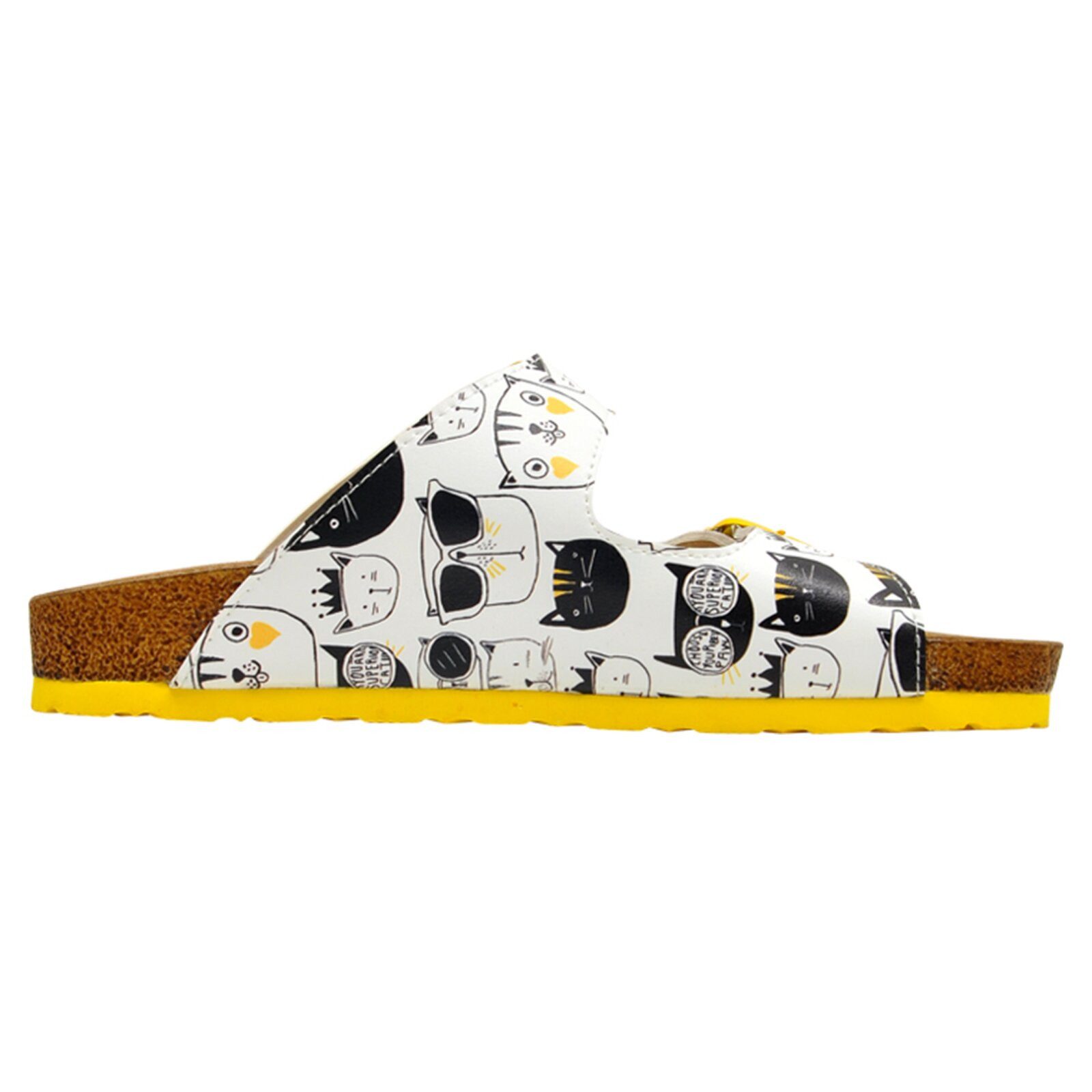 DOGO Stella Pantolette Patch Fish Damen Sandalen, Stella Pantolette Pantolette Handgefertigt