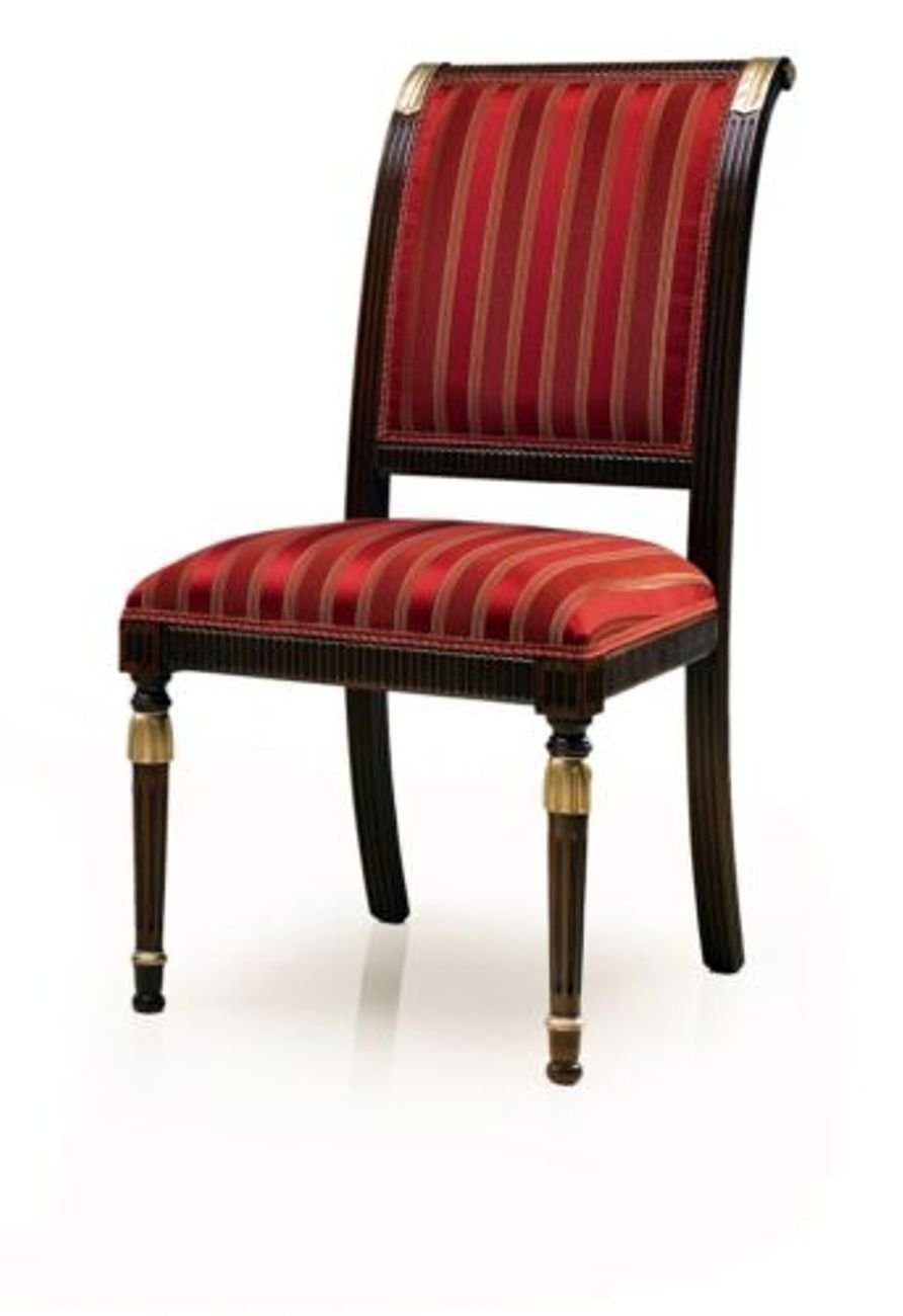 JVmoebel Esszimmerstuhl, Stuhl Sitz Polster Stuhl Italien Luxus Esszimmer Stühle 1x Lehnstuhl