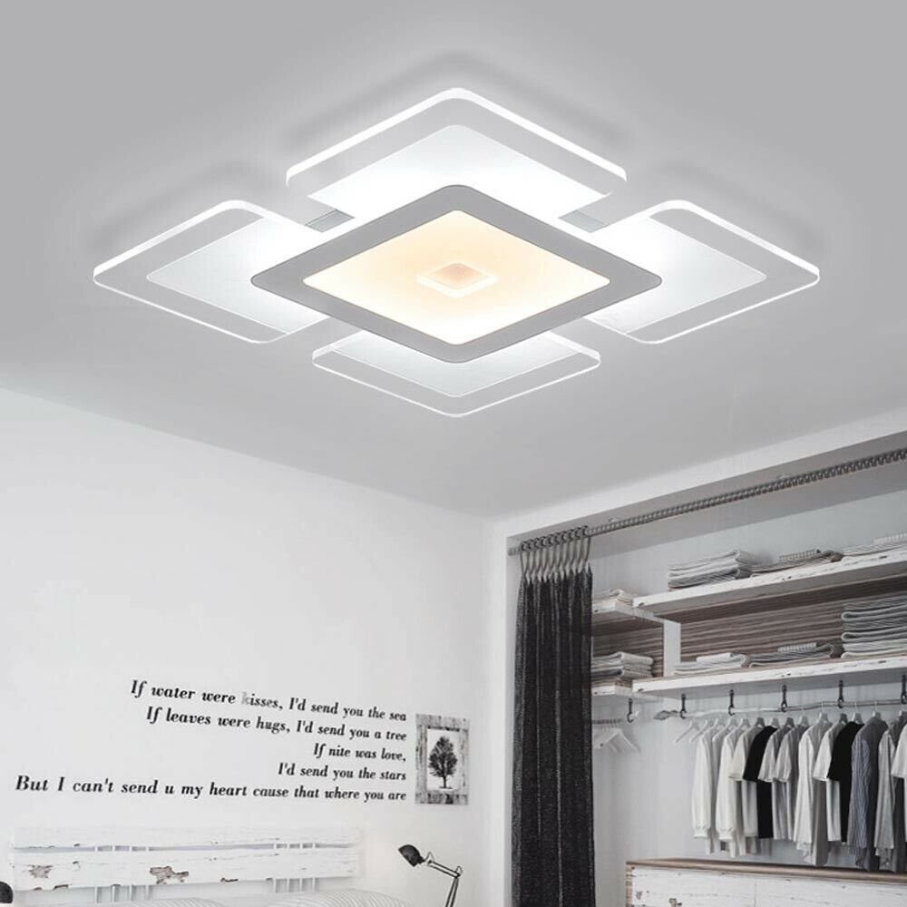 LETGOSPT Deckenleuchte 18W LED Deckenleuchte, Quadra günstig online kaufen