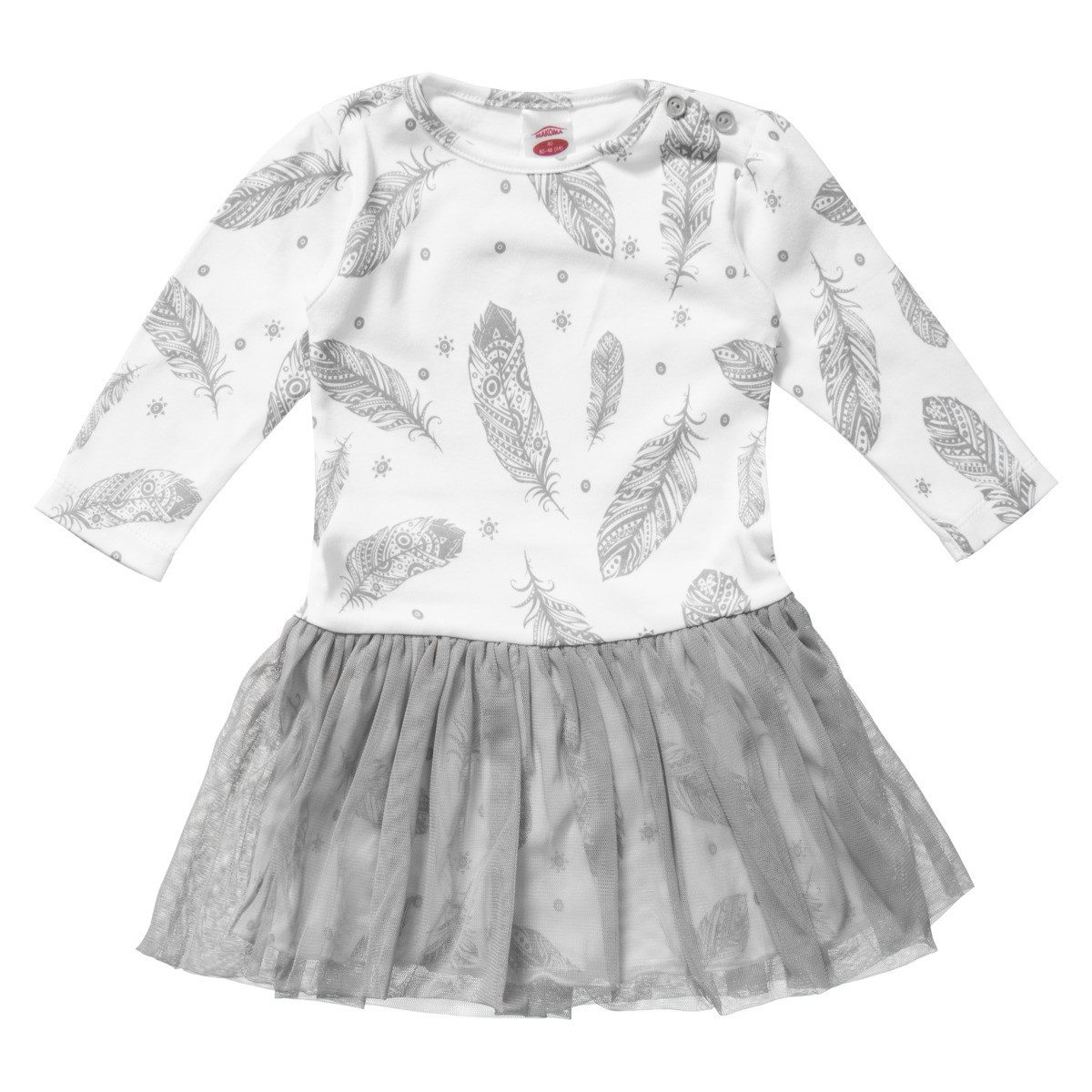 Makoma Jerseykleid Federn Mädchen (1-tlg) Bekleidung, Outfit, Dress, Robe, Sommerkleid