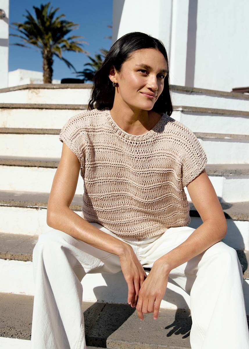 LANA GROSSA EASY COTTON Häkelwolle, 123 m (Weiches Garn für Strick- und Häkelprojekte), 50 g – Bild 4 von 5