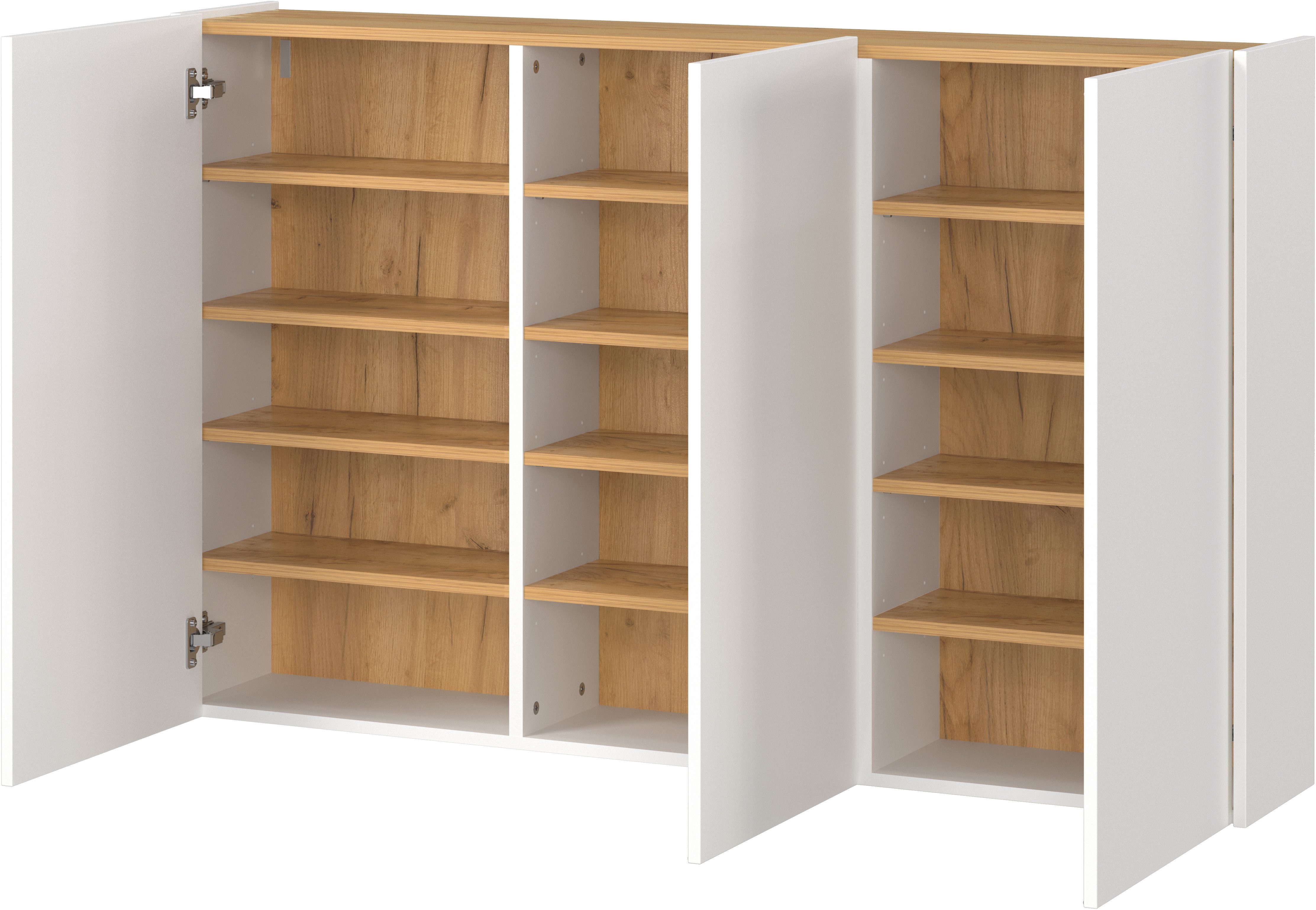 GERMANIA Schuhschrank Lomeno Flurschrank, Soft-close, verstellb. Böden, in 3 Höhen, 2- oder 3-türig – Bild 5 von 5