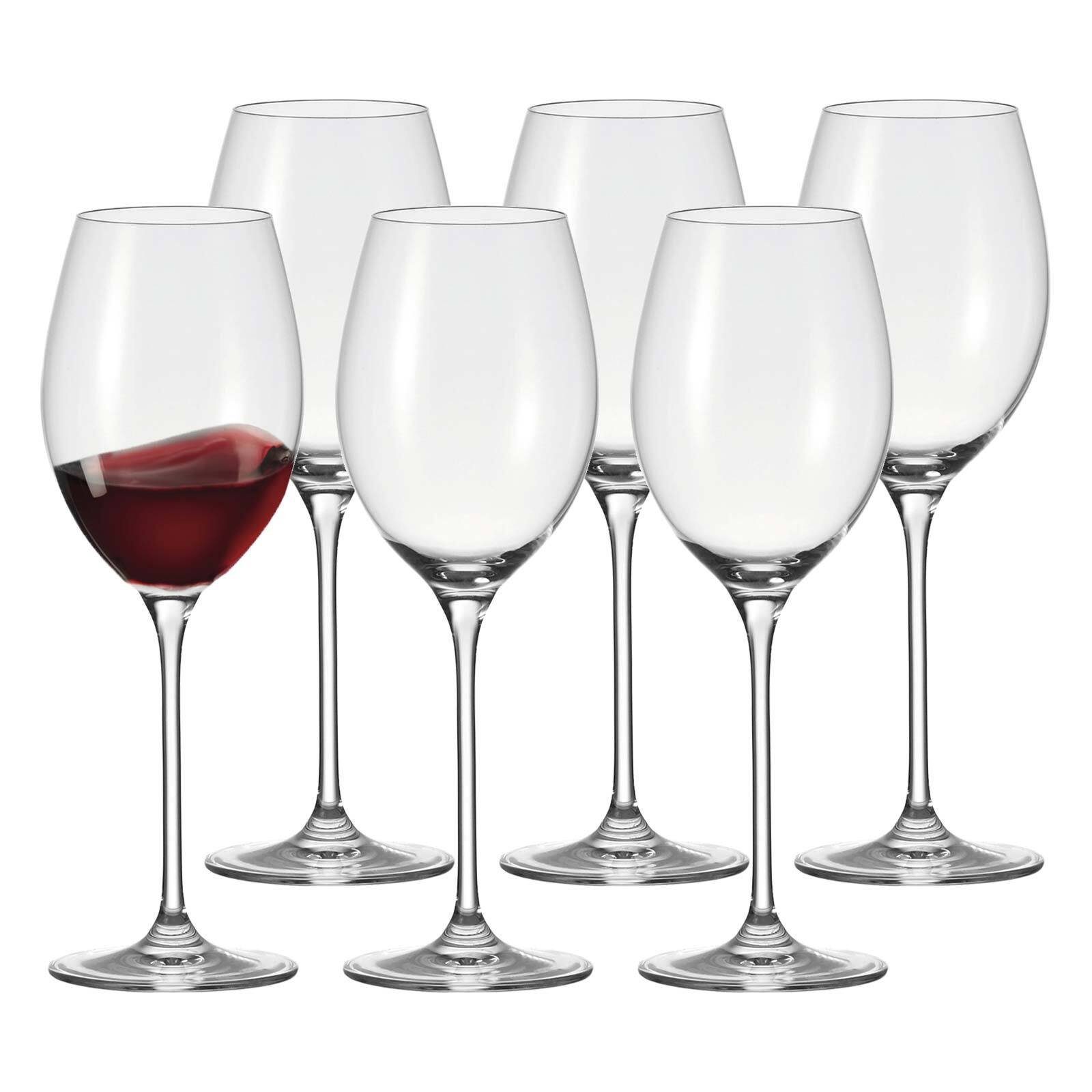 LEONARDO Rotweinglas Rotwein-Glas 6er-Set Cheers, Glas