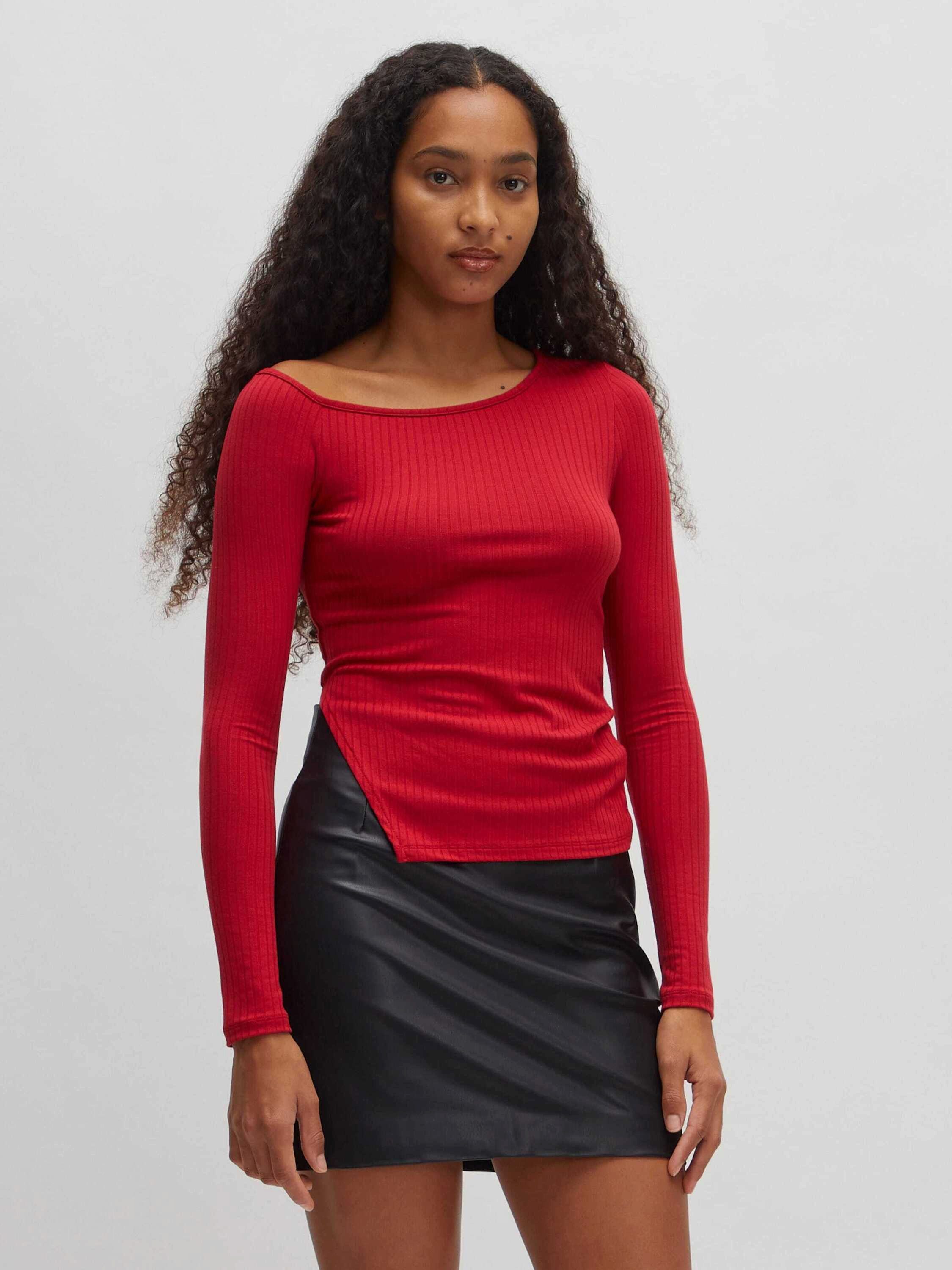 EDITED Langarmshirt Vally (1-tlg) Plain/ohne Details günstig online kaufen