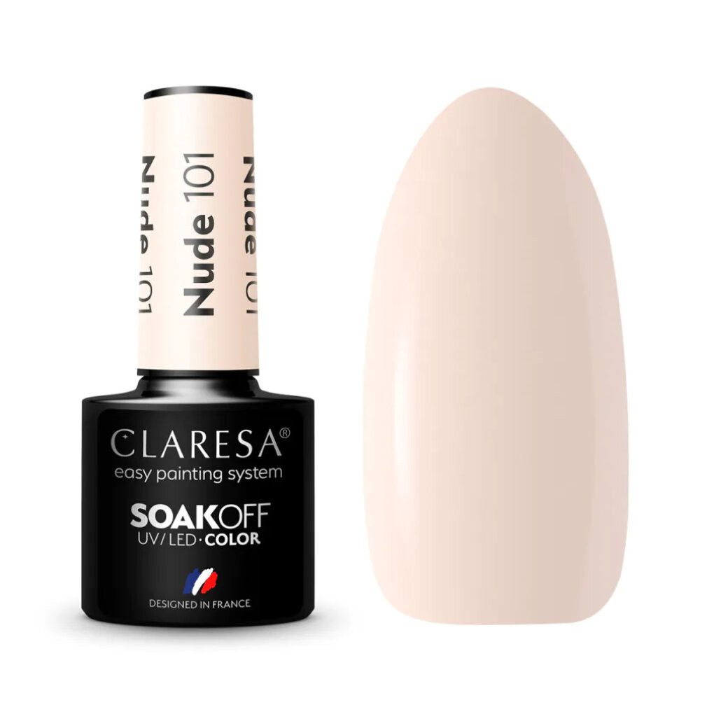 Claresa Nagellack CLARESA Soak Off UV/LED Hautfarbe Hybrid-Lack 101