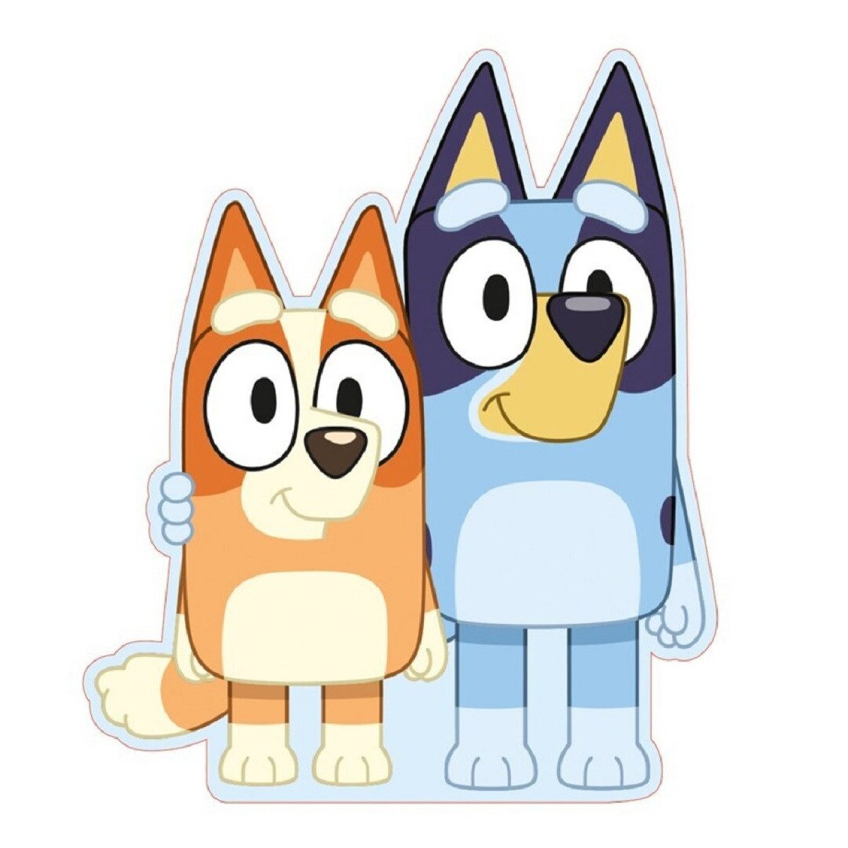 Bluey Dekokissen Plüschkissen Flauschiges Kuschelkissen für Zuhause Dekokissen