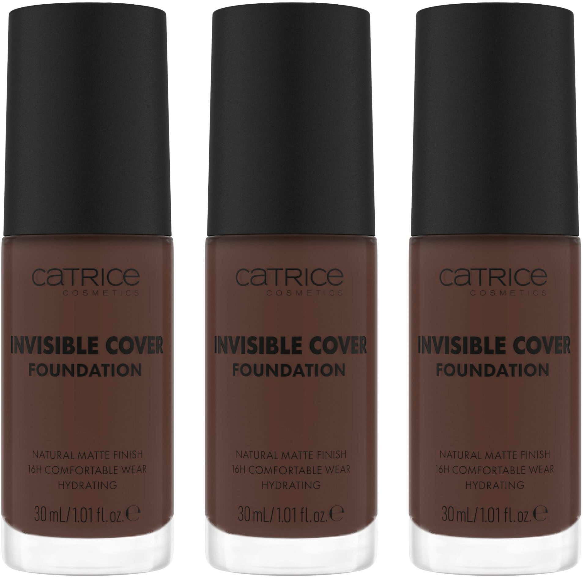 Catrice Основа Invisible Cover Основа, 3-tlg., mit langanhaltendem Finish