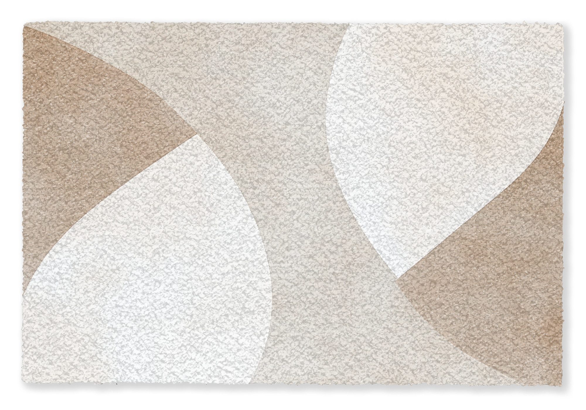 MuchoWow Fußmatte Braun - Japandi - Abstrakt, Rechteckig, innen Schmutzfang günstig online kaufen