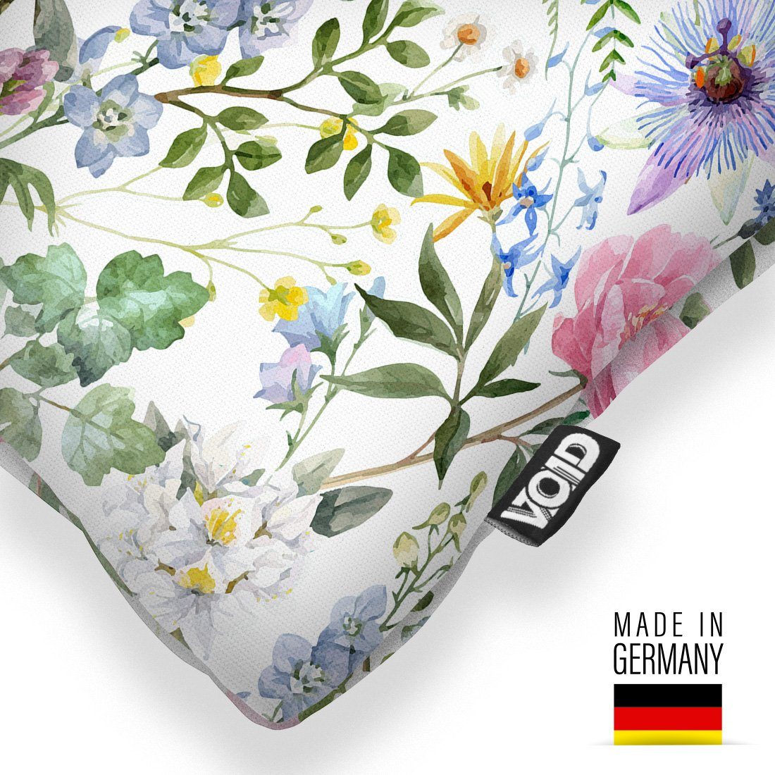 VOID Kissenbezug, (1 Stück), Blumen Blumenmuster Frühlingsblumen 40x40 Sofa günstig online kaufen