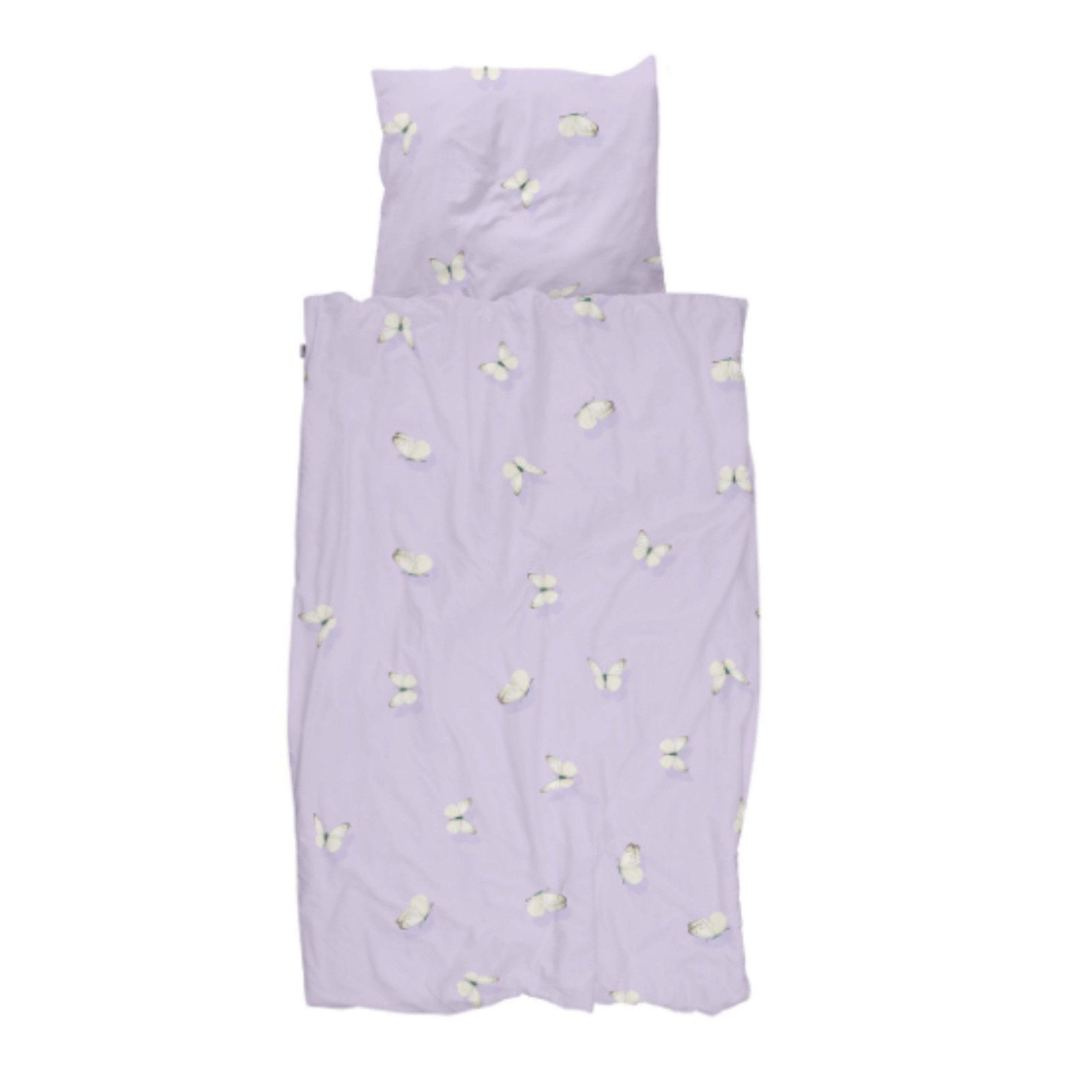 Snurk Bettwäsche Snurk Bettwäsche Butterfly Lilac, Größe 135x200/80x80 cm