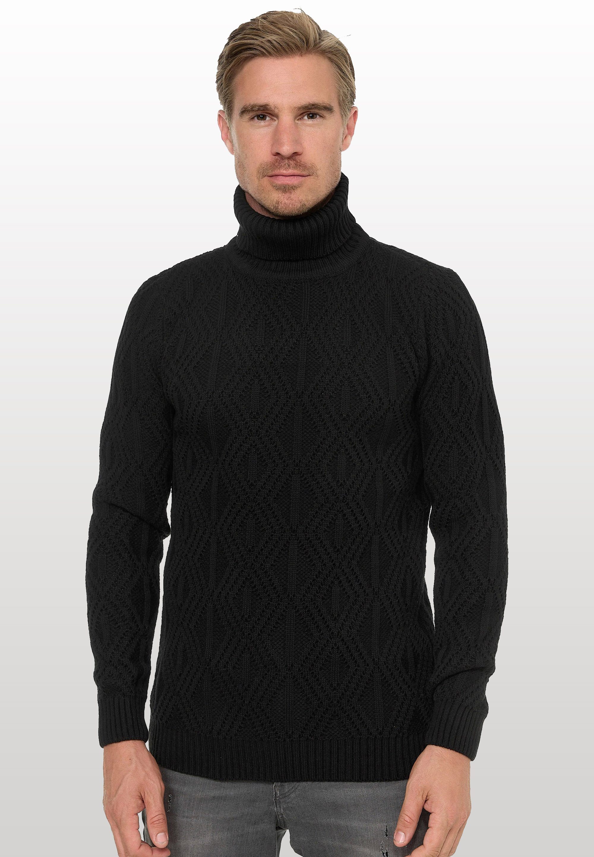 Rusty Neal Rollkragenpullover in modischem Design günstig online kaufen