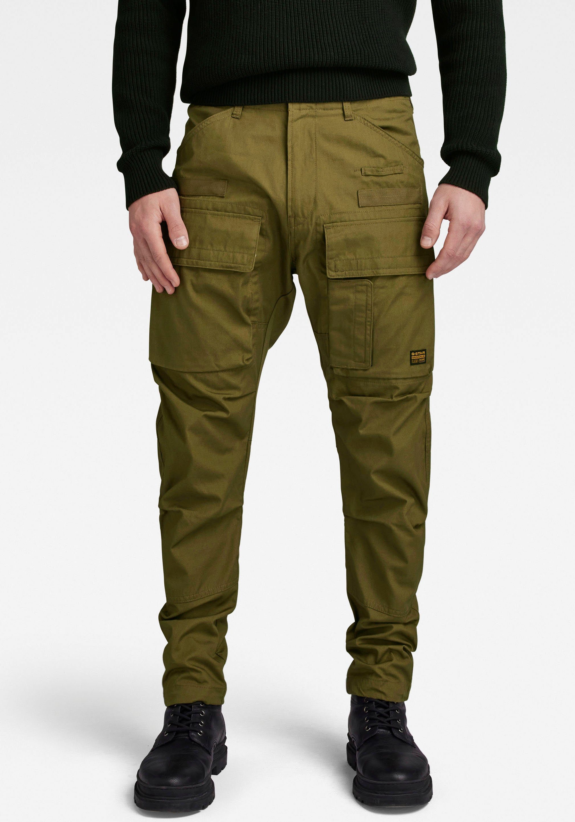 Regular G-Star Tapered olive RAW Cargohose dark Cargo