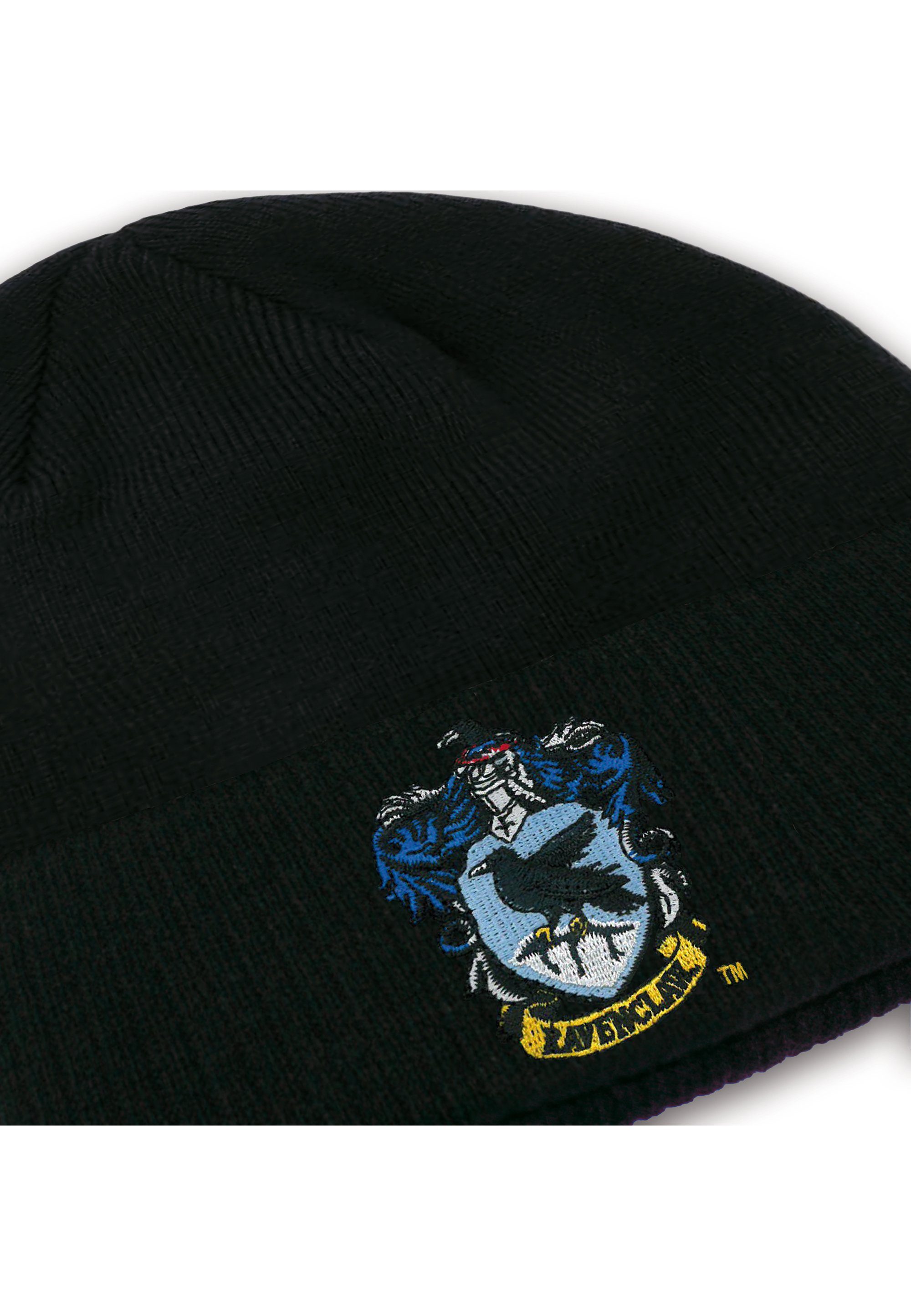 toller Strickmütze Stickerei Ravenclaw mit Potter - LOGOSHIRT Harry