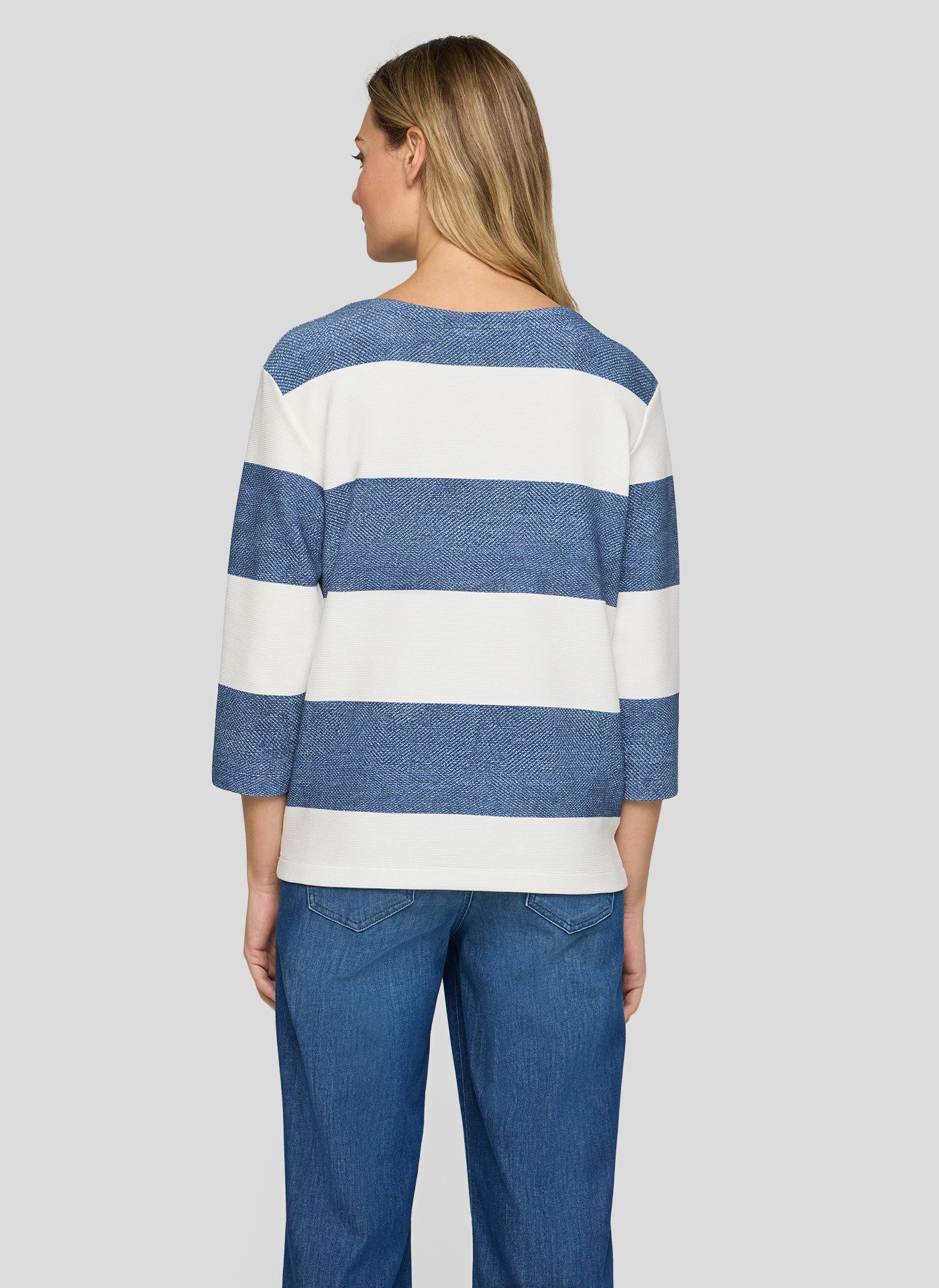 Rabe 3/4-Arm-Shirt mit All-Over Schriftzügen