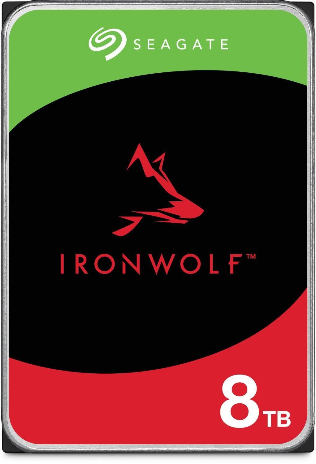 Seagate Seagate IronWolf NAS HDD +Rescue 8TB, SATA 6Gb/s S interne-HDD-NAS-Festplatte
