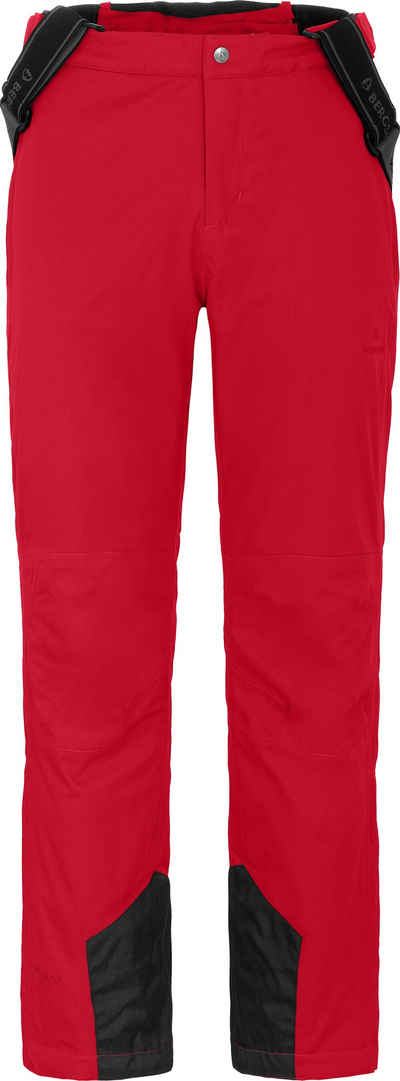 Bergson Skihose FROSTY RACE Herren Skihose, elastisch, 12000 mm Wassersäule, Kurzgrößen, China rot