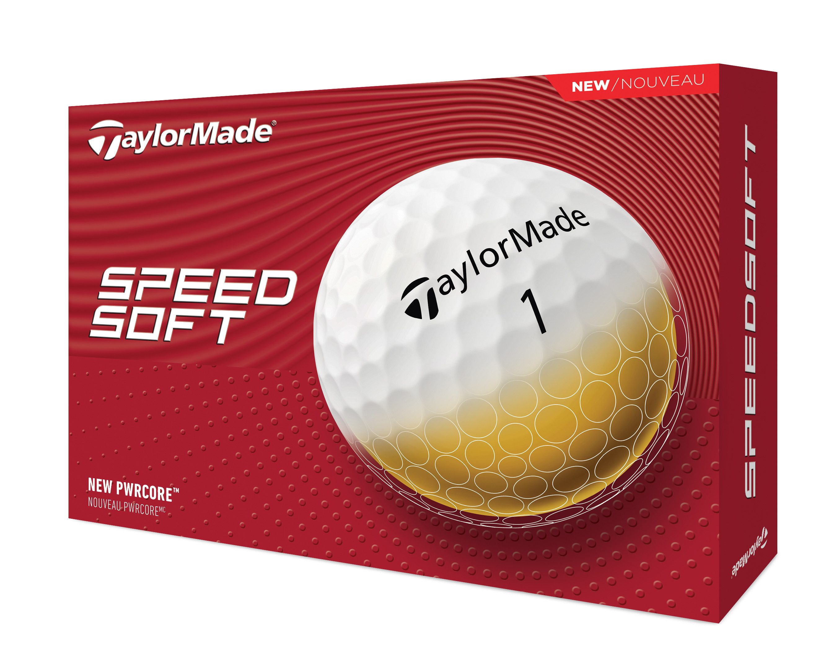 Taylormade Golfball TaylorMade Golfball Speed Soft Weiß 1 Dutzend
