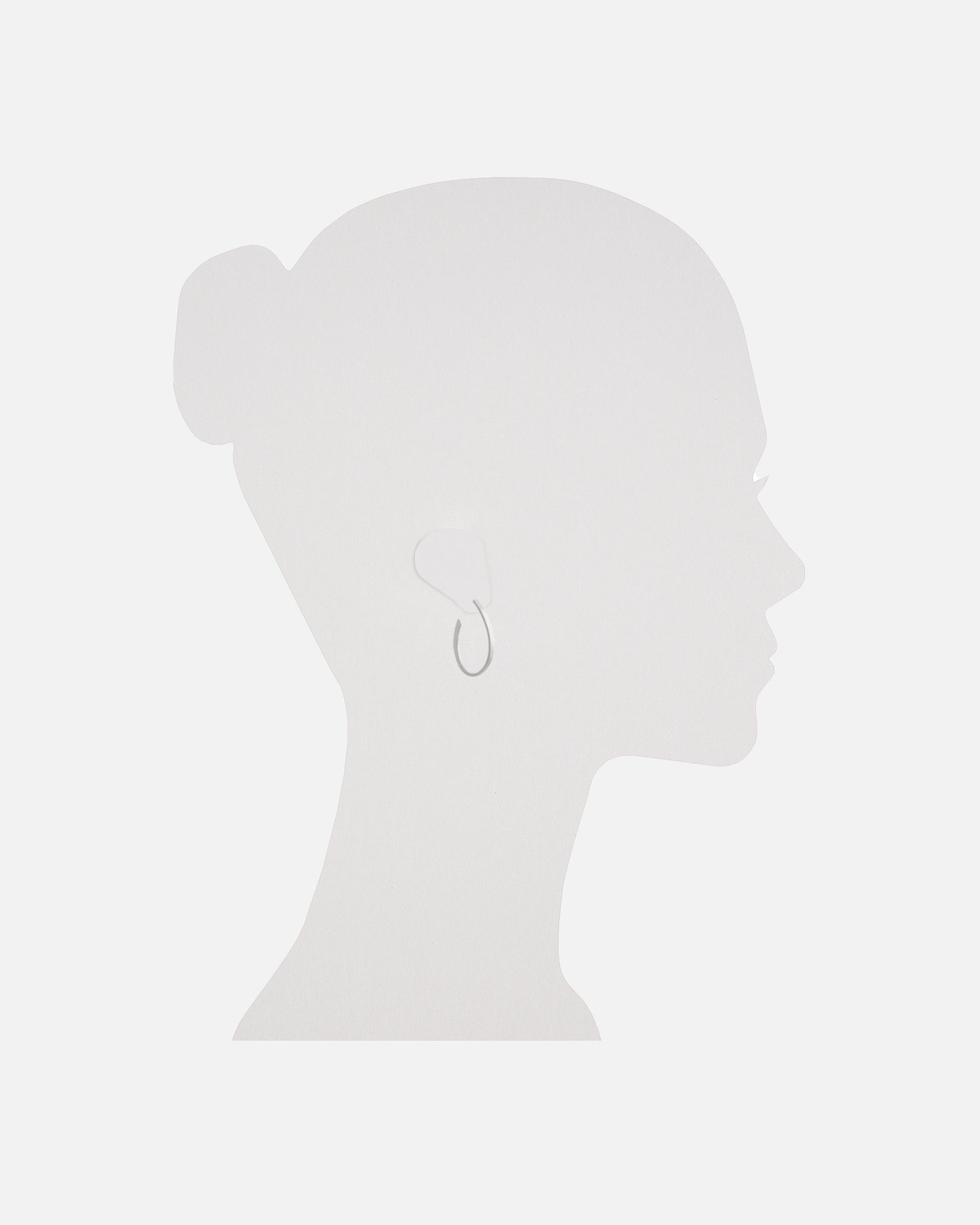 Pernille Corydon Paar Creolen Oval Ohrringe Damen 3,8 cm, Silber 925