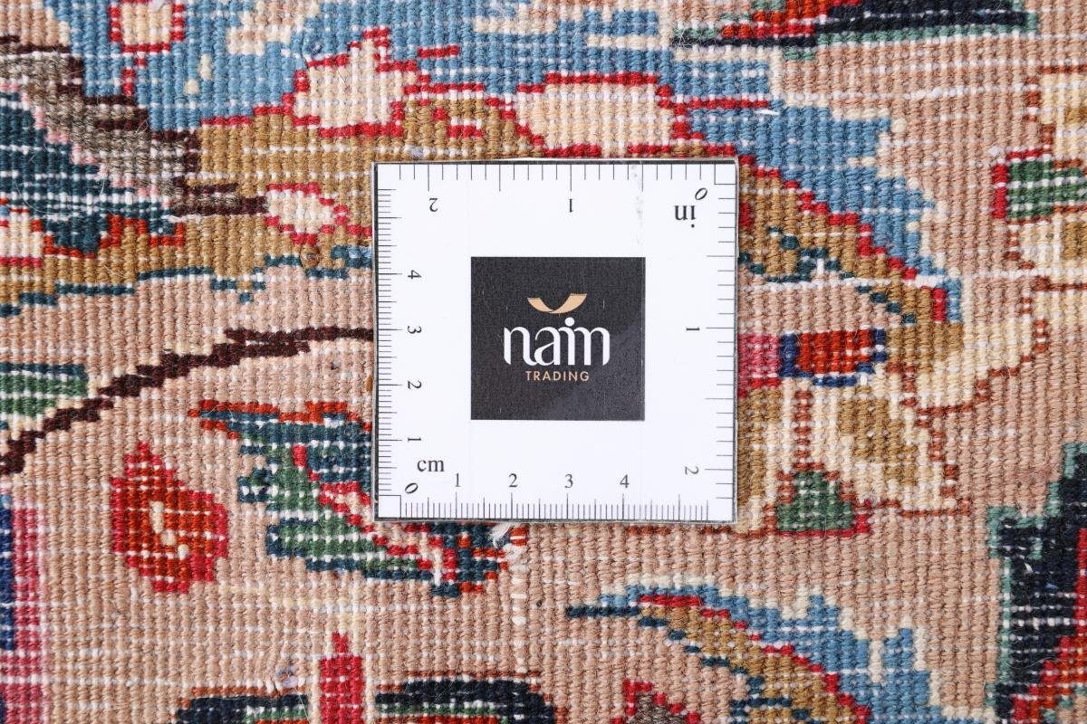 Orientteppich Höhe: Handgeknüpfter Mashhad Orientteppich rechteckig, Nain Trading, 300x370 / mm Perserteppich, 12
