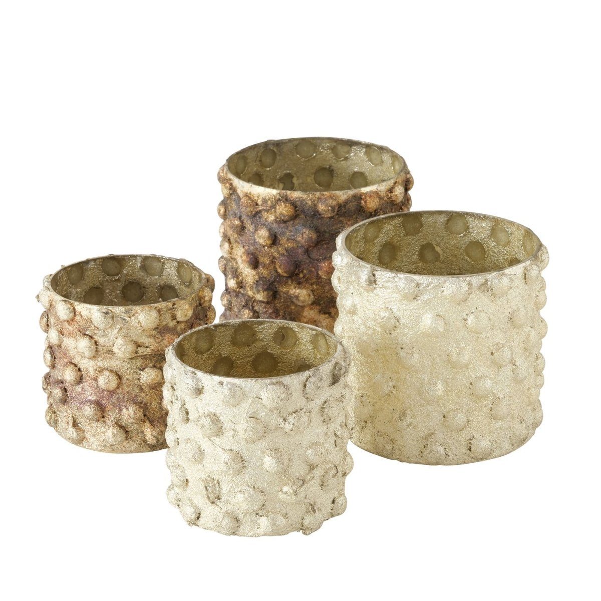 BOLTZE Windlicht Ulari Windlicht rund sortiert 13 cm (1 Stück)