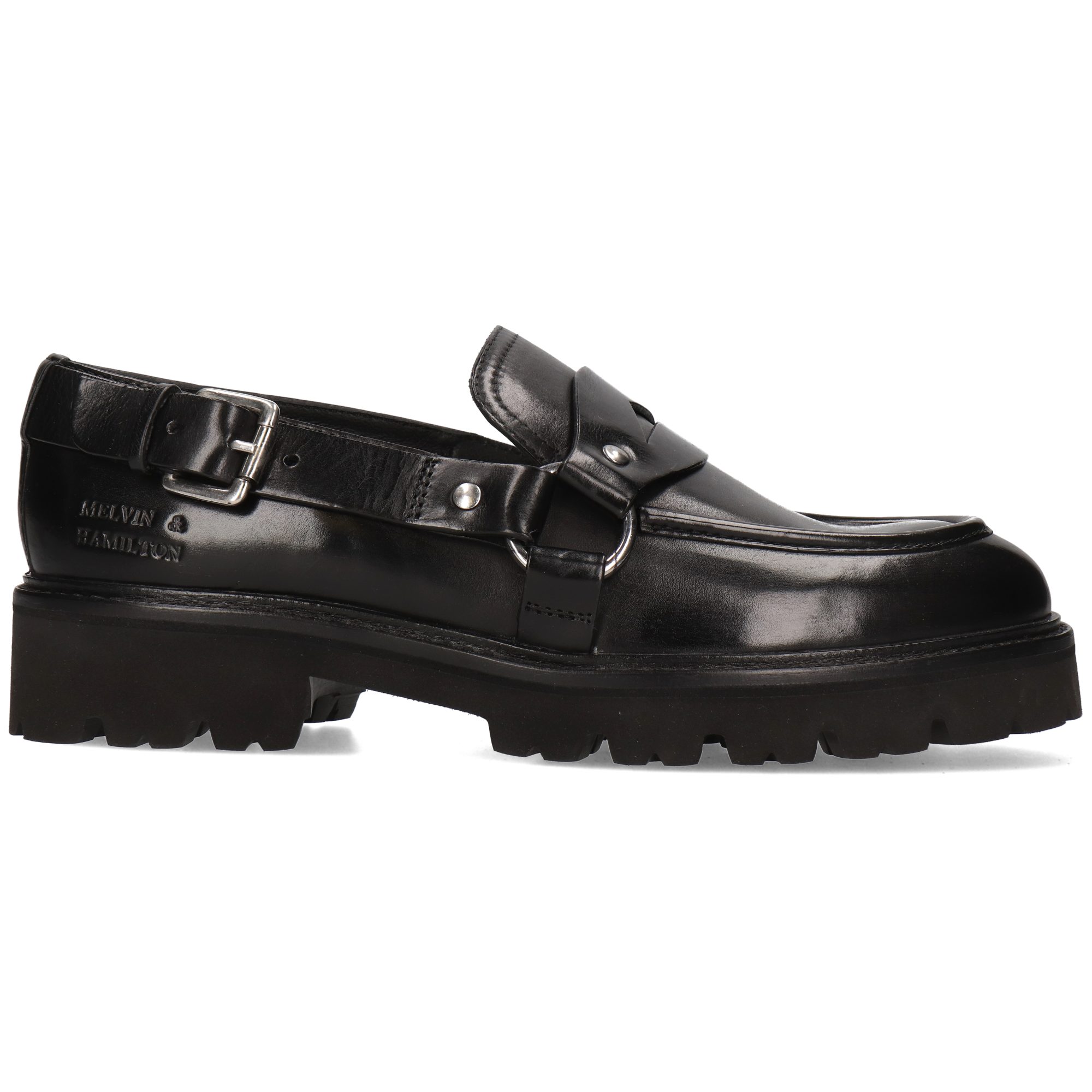 Melvin & Hamilton Regine 30 Leder-Loafers für Damen Loafer Plateausohlen, Echtes Leder, Vegetabile Gerbung