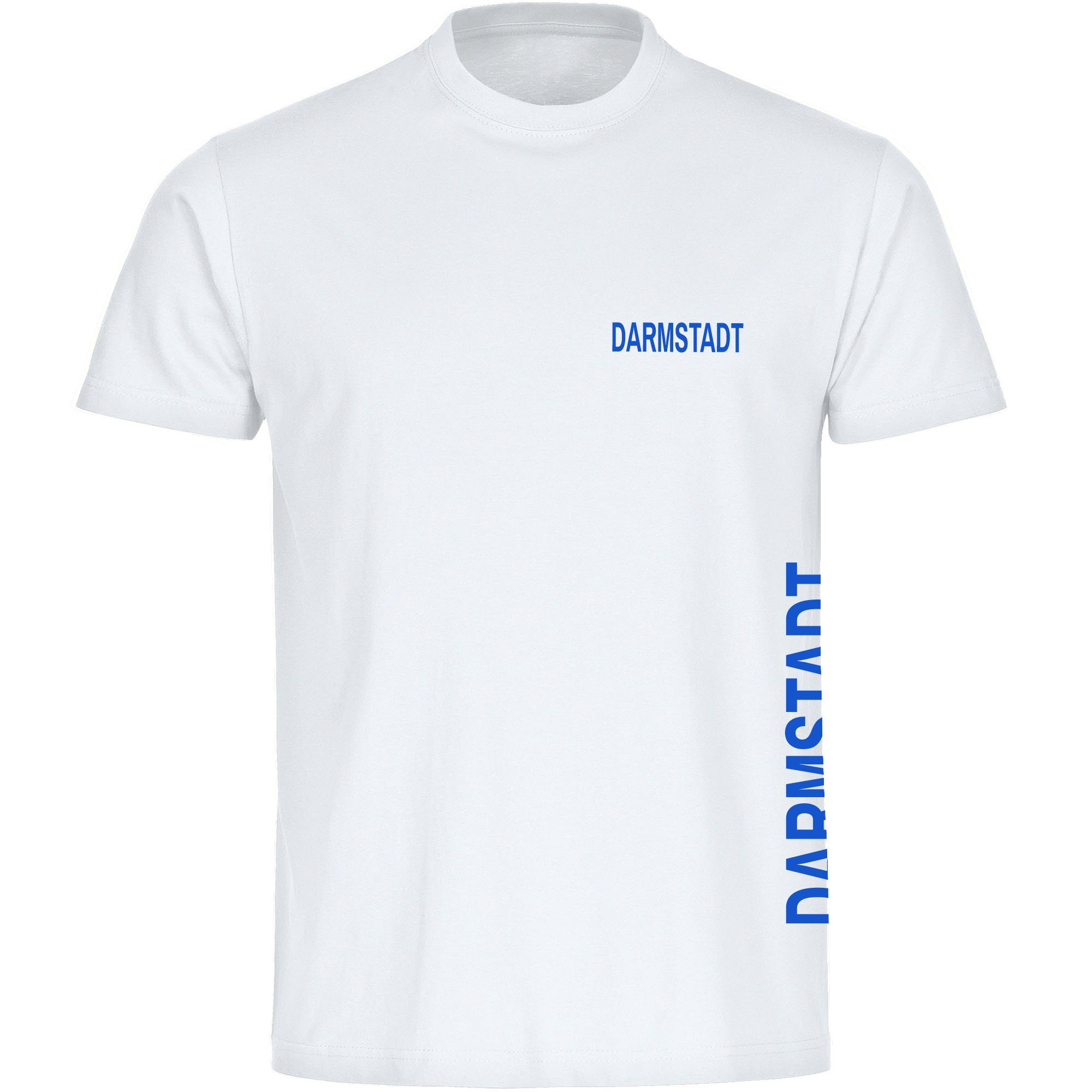 T-Shirt Herren Darmstadt - Brust & Seite - Männer